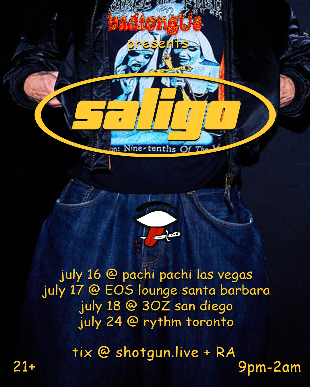 Badtongue X Philthtrax Present: Saligo @ Eos