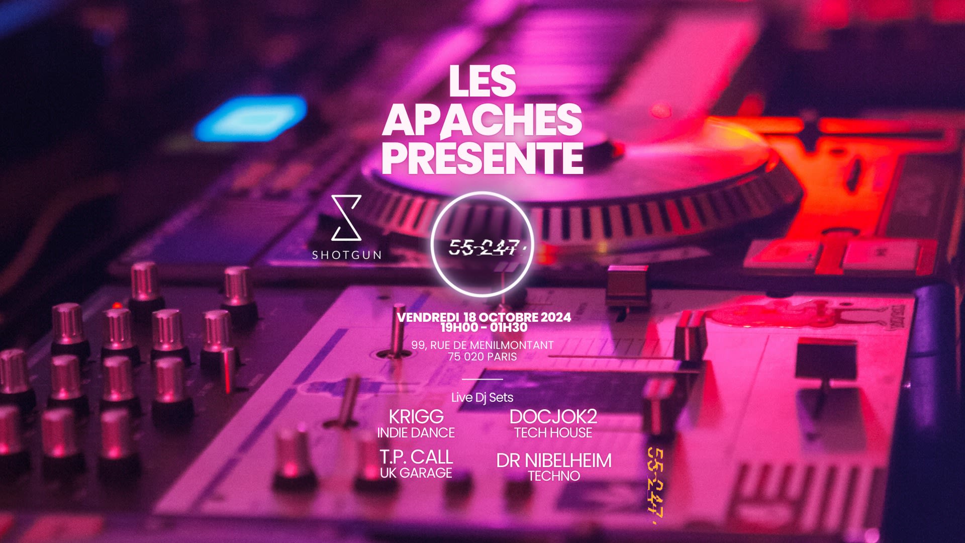 Soirée 55247 Aux Apaches - Menilmontant