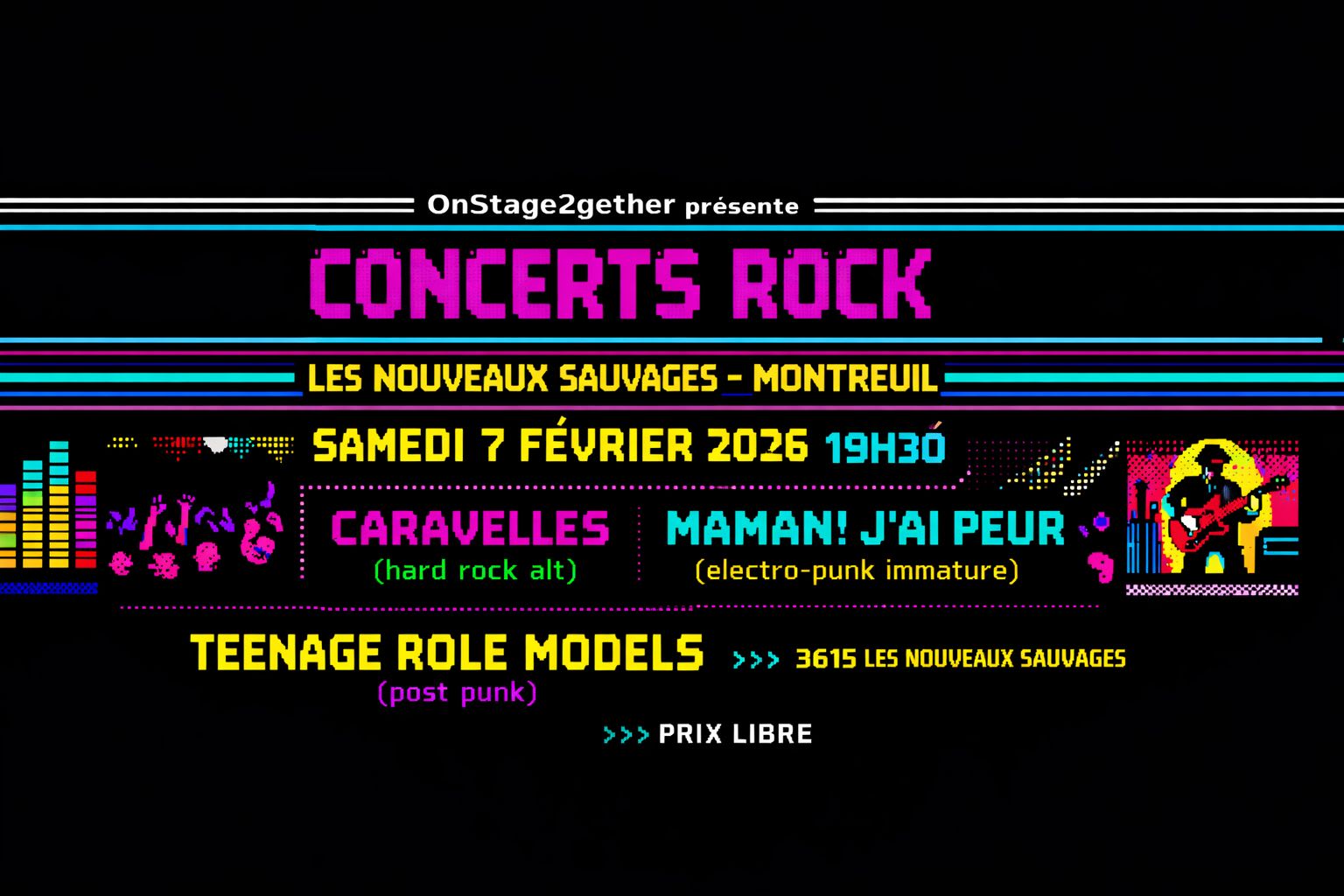 Rock - Teenage Role Models X Caravelles X Maman! J'ai Peur