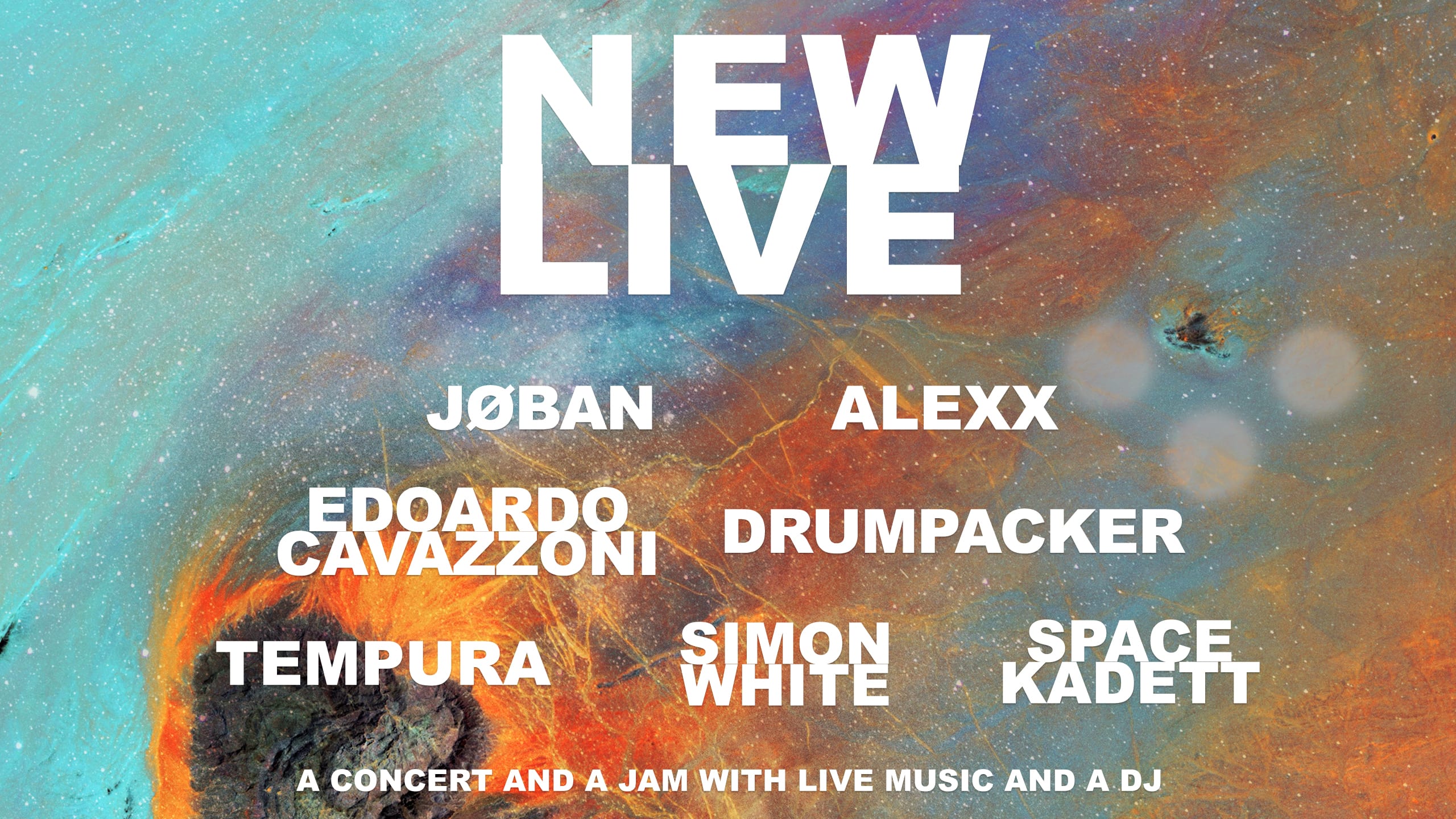 New Live W/ Tempura, Jøban, Alexx, Simon White - Sat18jan