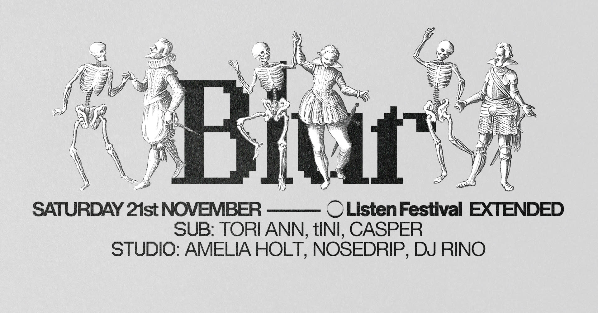 Blur Extended X Listen Festival With Tini, Dj Rino, Nosedrip