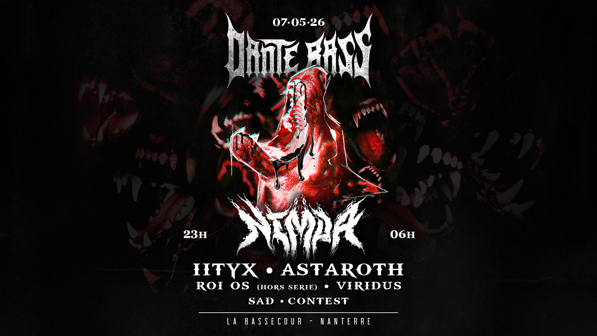 Dante Bass Invite Nimda, Iityx & More
