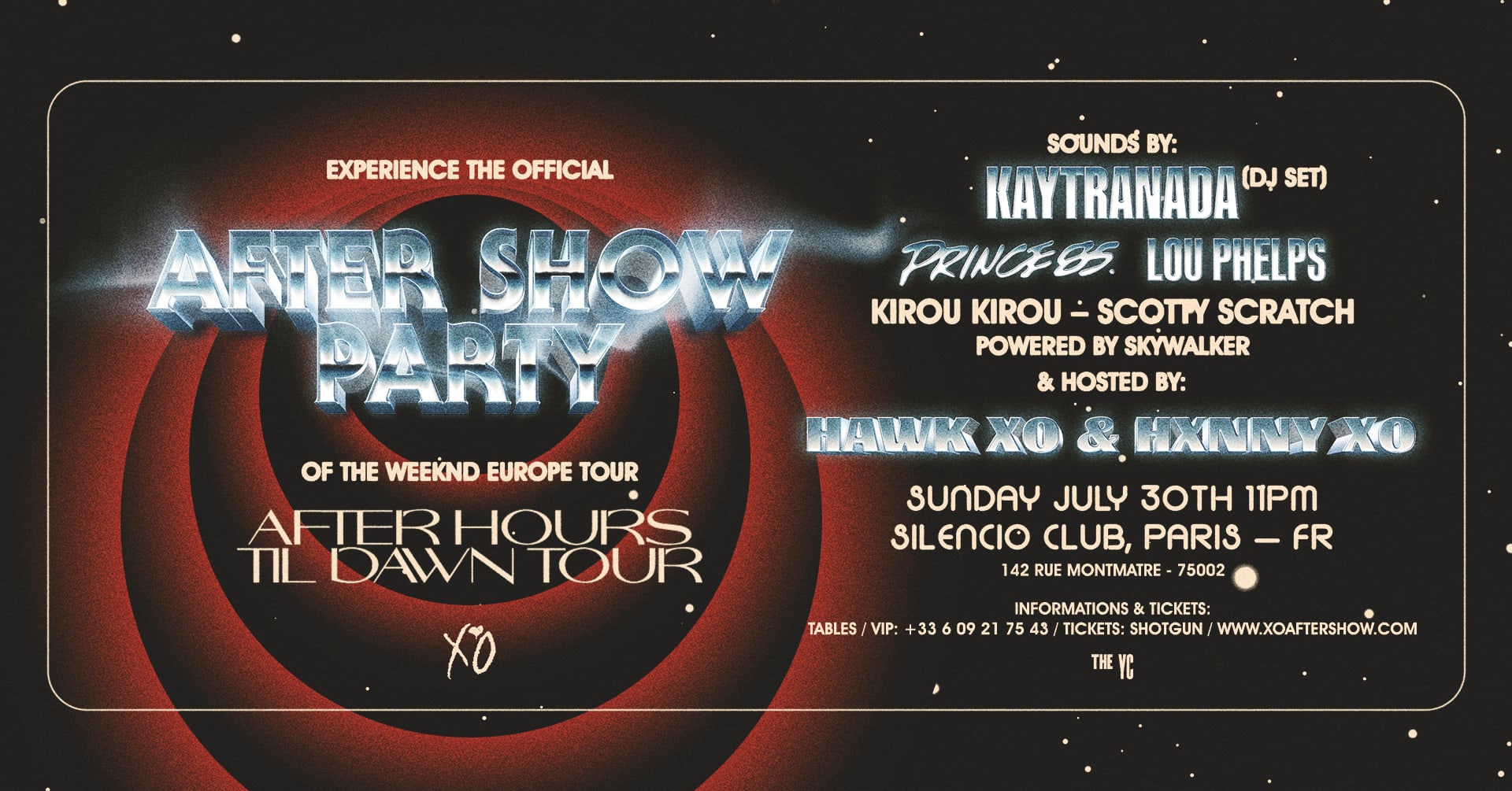 Aftershow The Weeknd