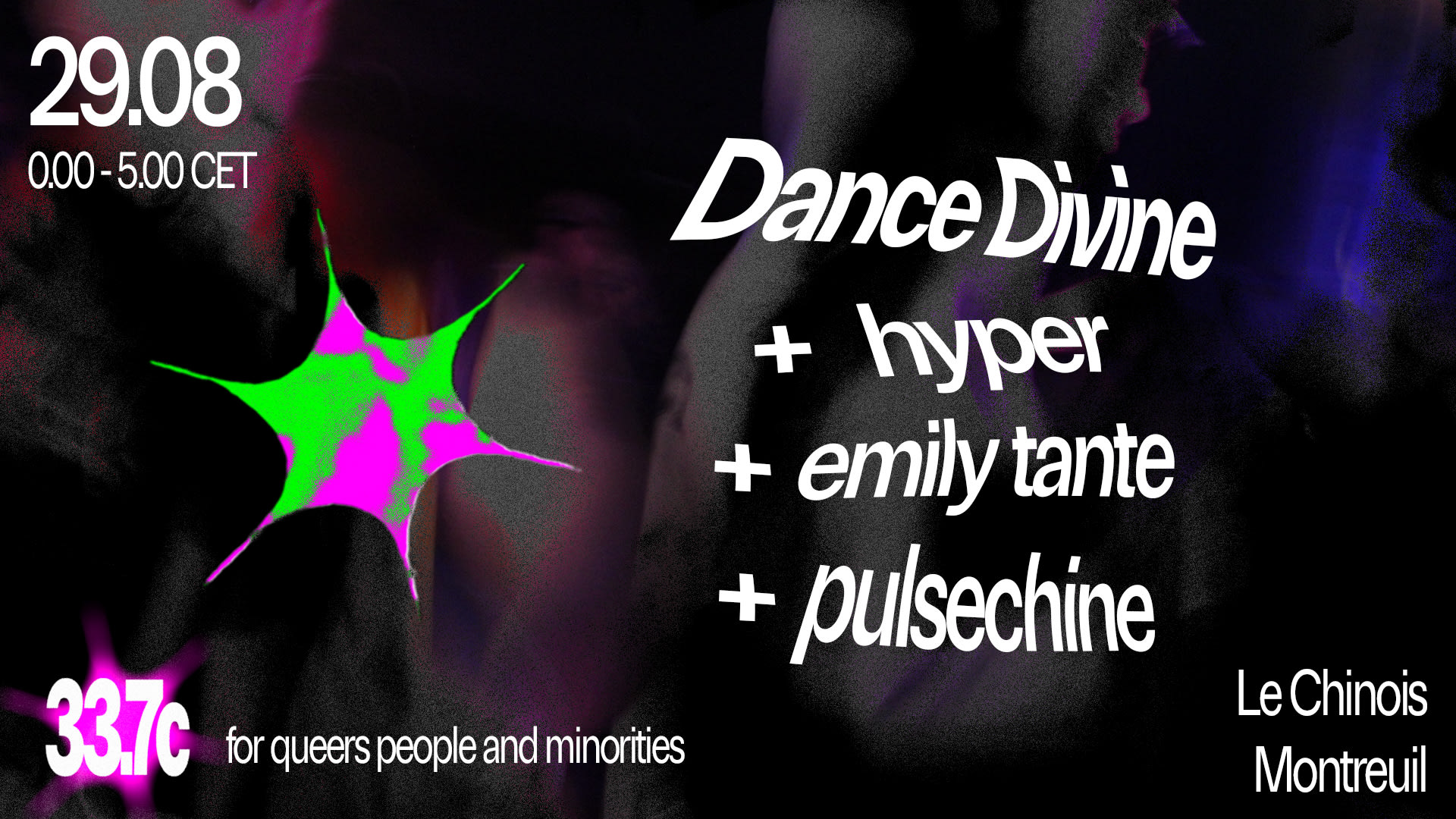 33,7c : Industrial Techno Special Guest Dance Divine