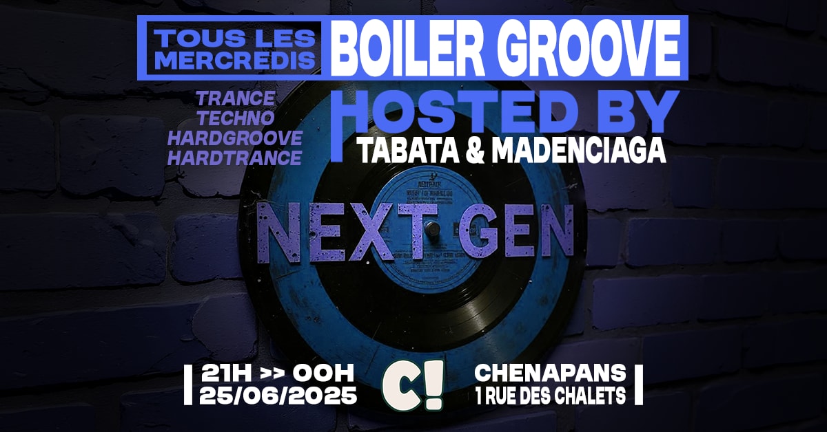 Boiler Groove - Tous Les Mercredis - Tabata & Madenciaga