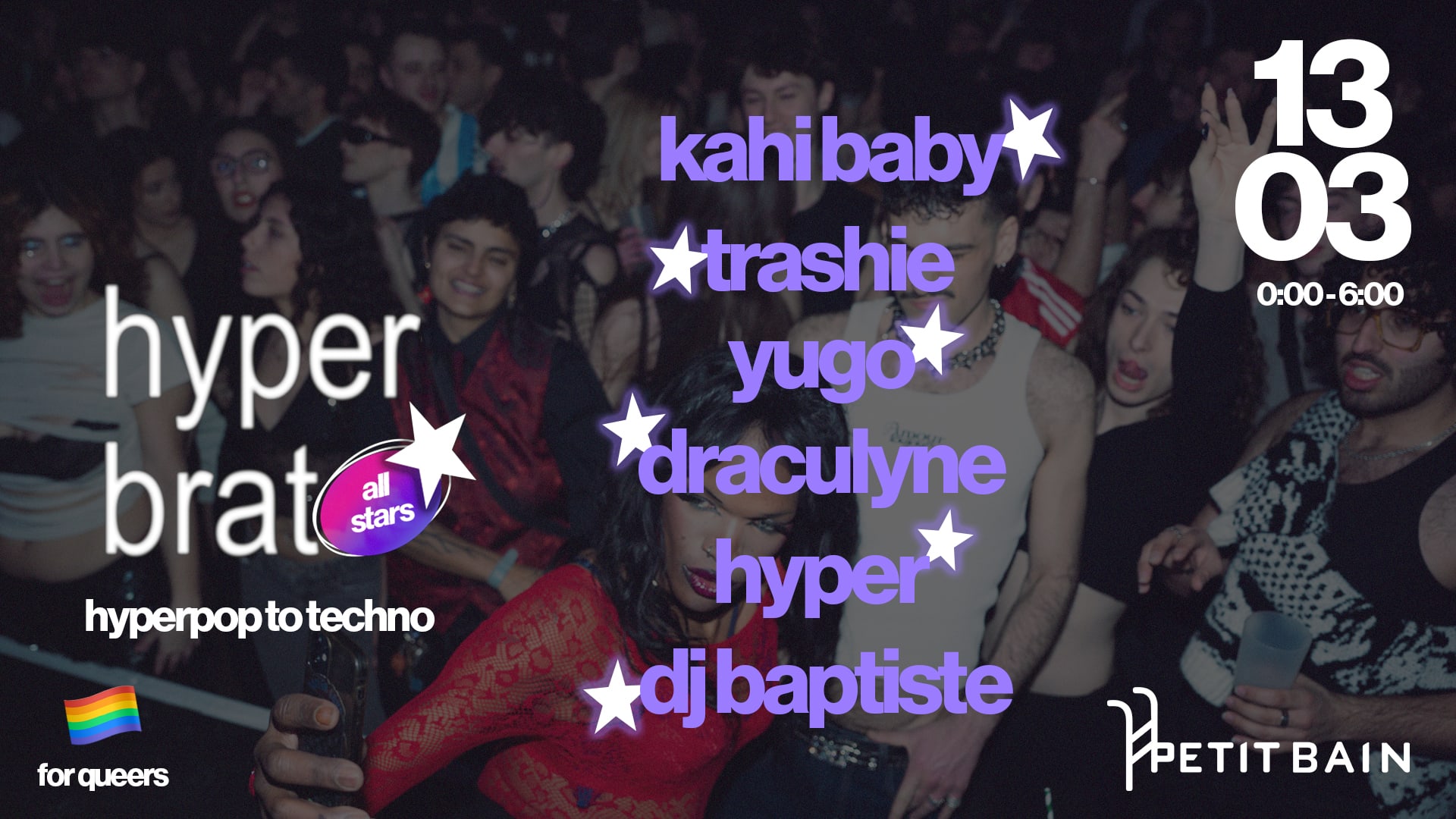 Hyperbrat All Stars : Hyperpop & Techno Queer Party