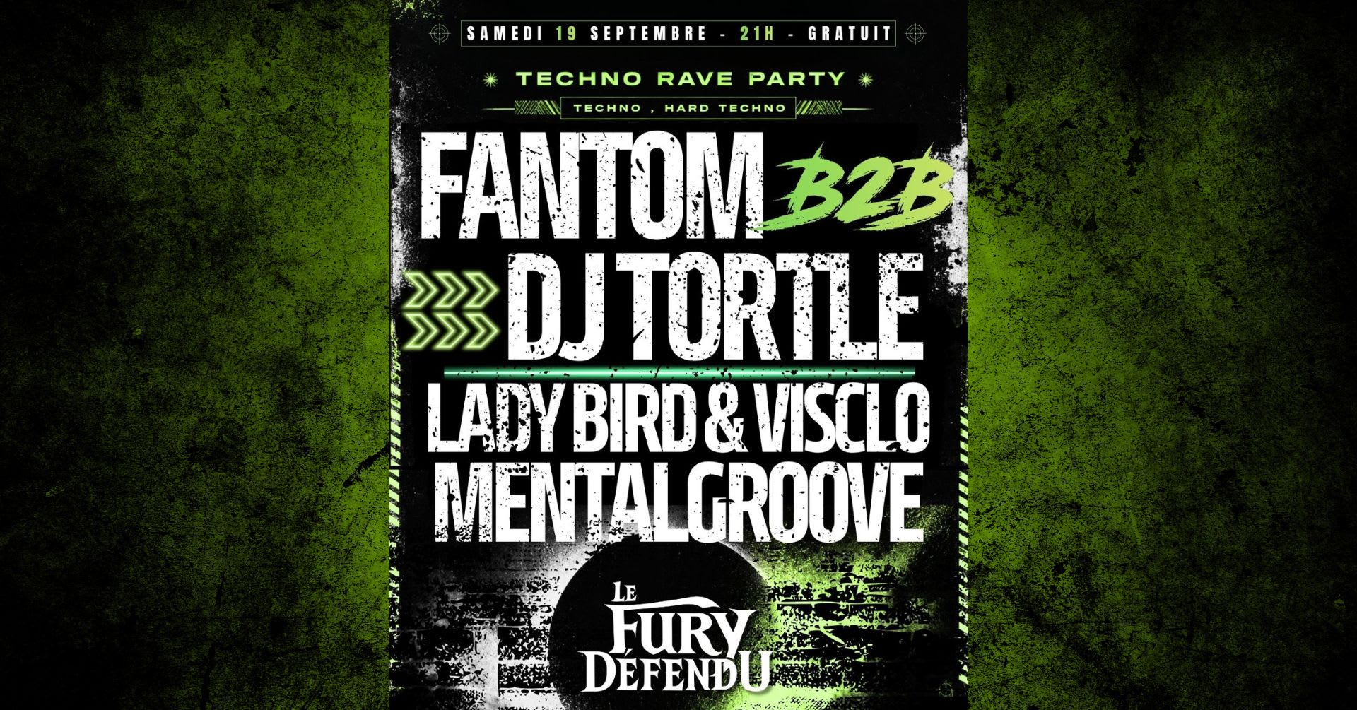 Techno Rave Party - Fantom Vs Dj Tortle – Round 3
