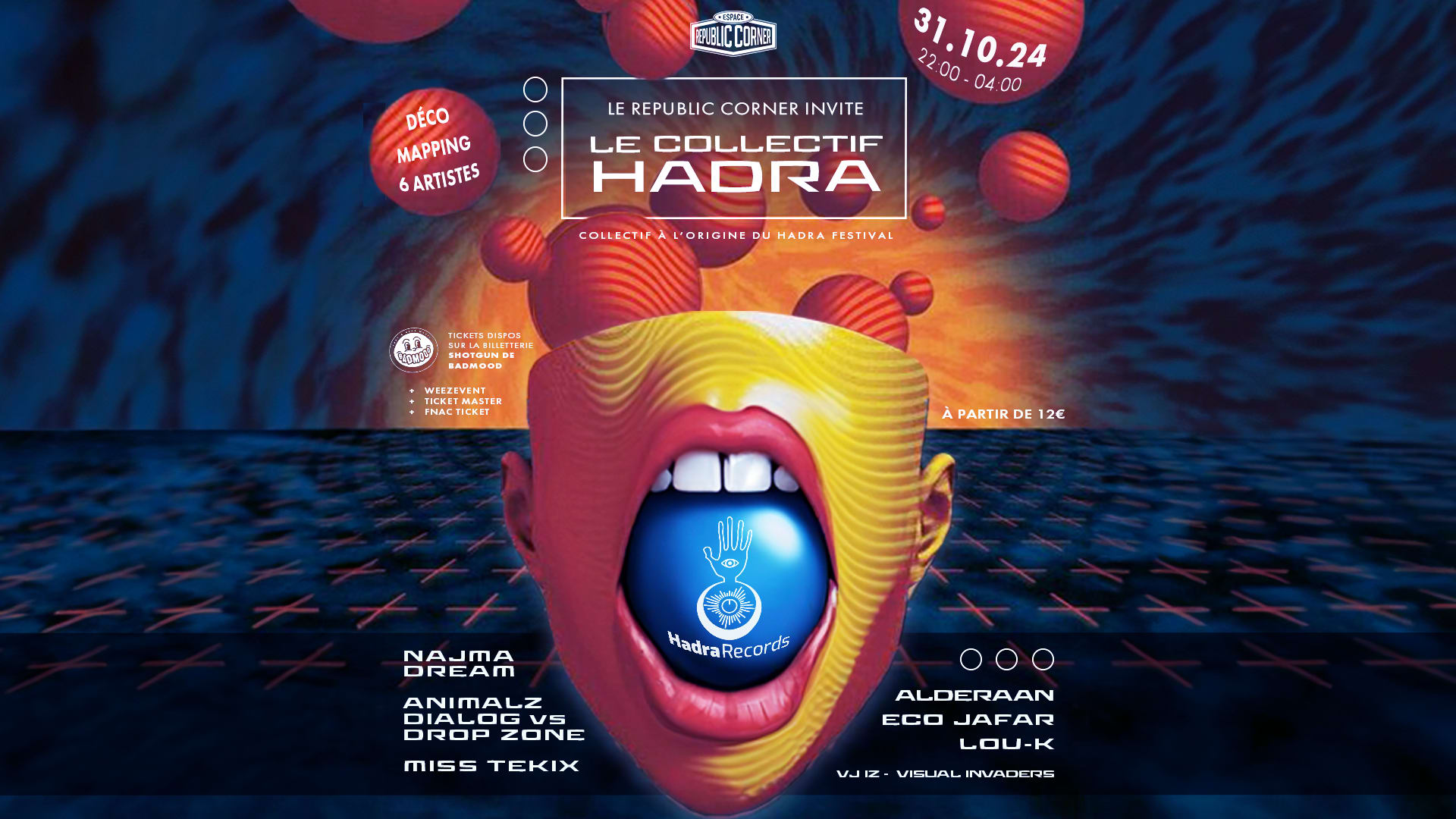 Le Republic Corner Invite Le Collectif Hadra