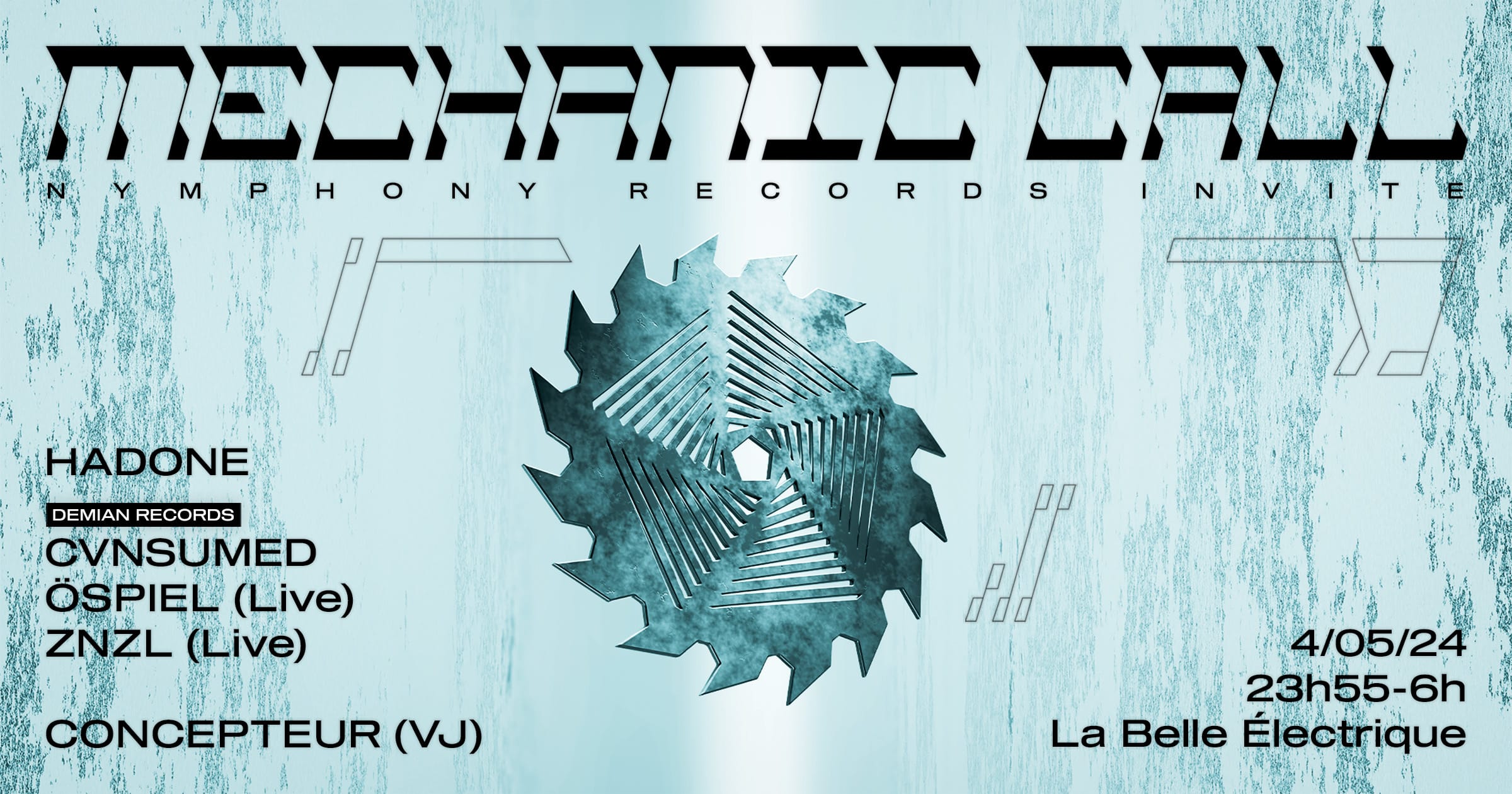 [Tickets Dispo Sur Site Belle Electrique] Mechanic Call