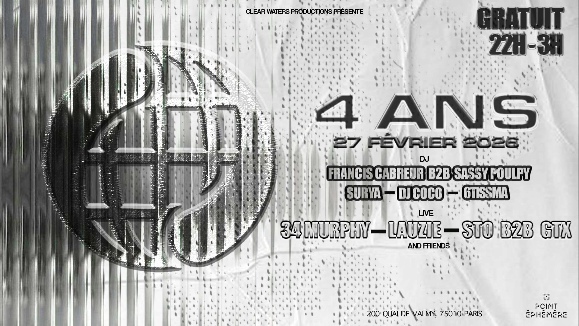 4 Ans Clear Waters Productions