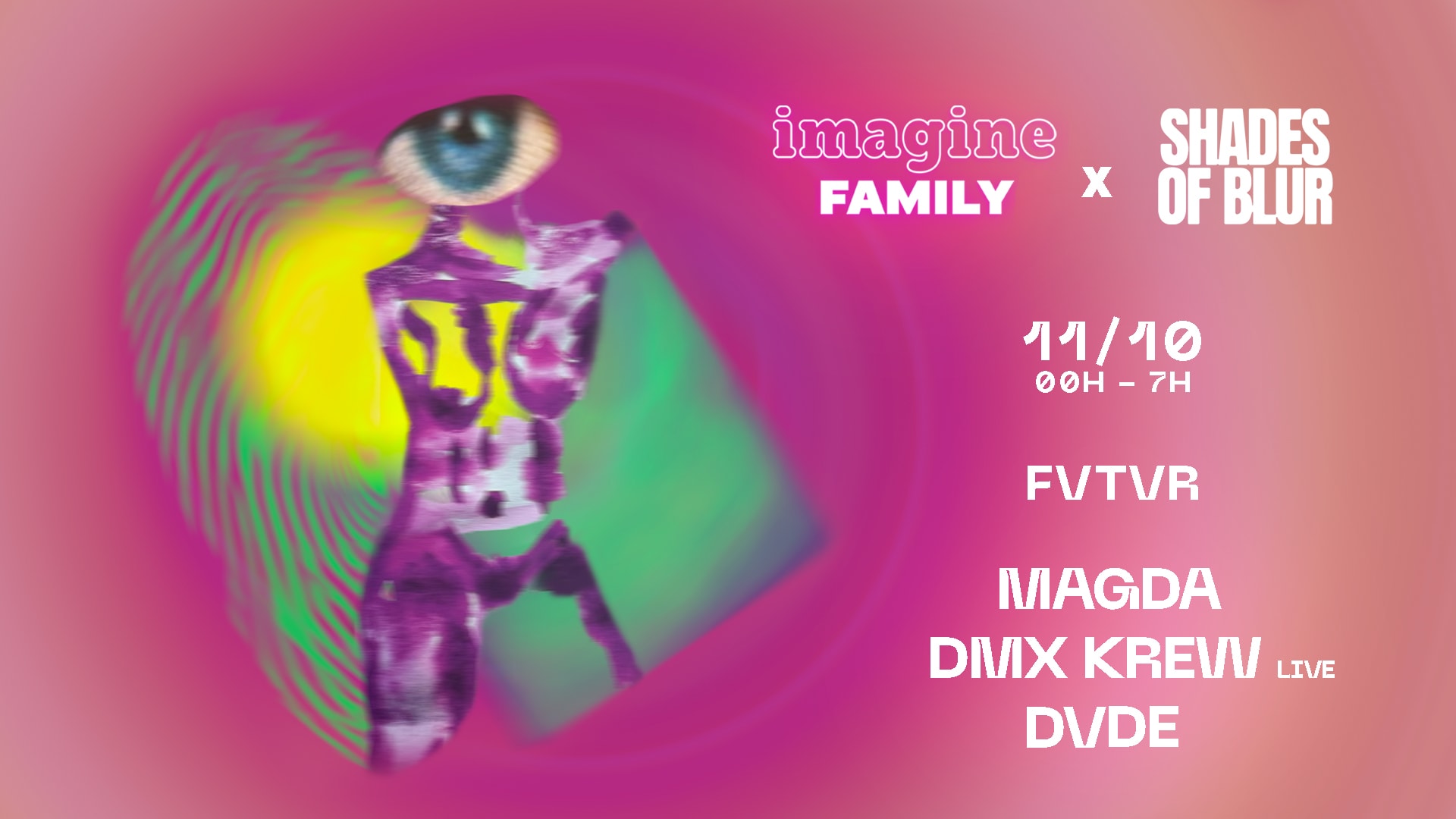 Shades Of Blur X Imagine Family : Paris Launch At Fvtvr