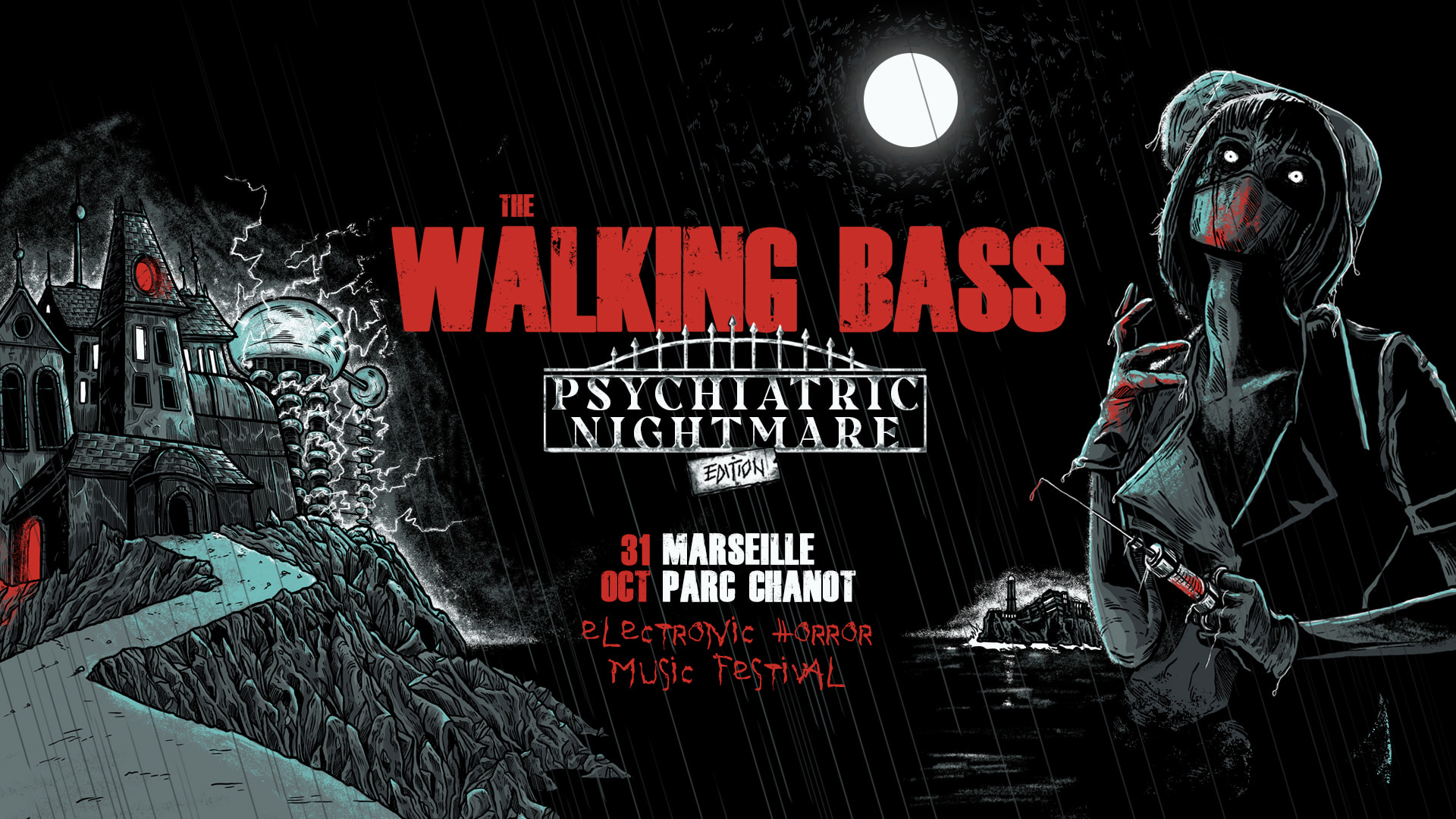 The Walking Bass Festival : Psychiatric Nightmare Edition