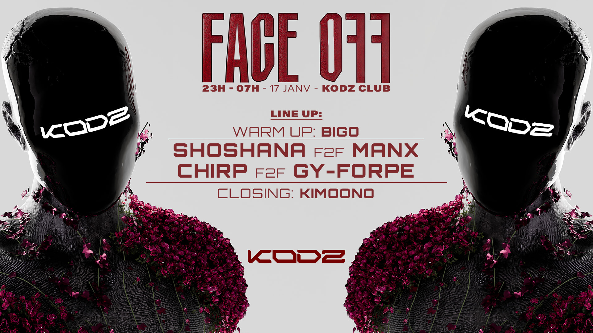 Face Off : Bigo - Shoshana/Manx - Chirp/Gy-Forpe - Kimoono