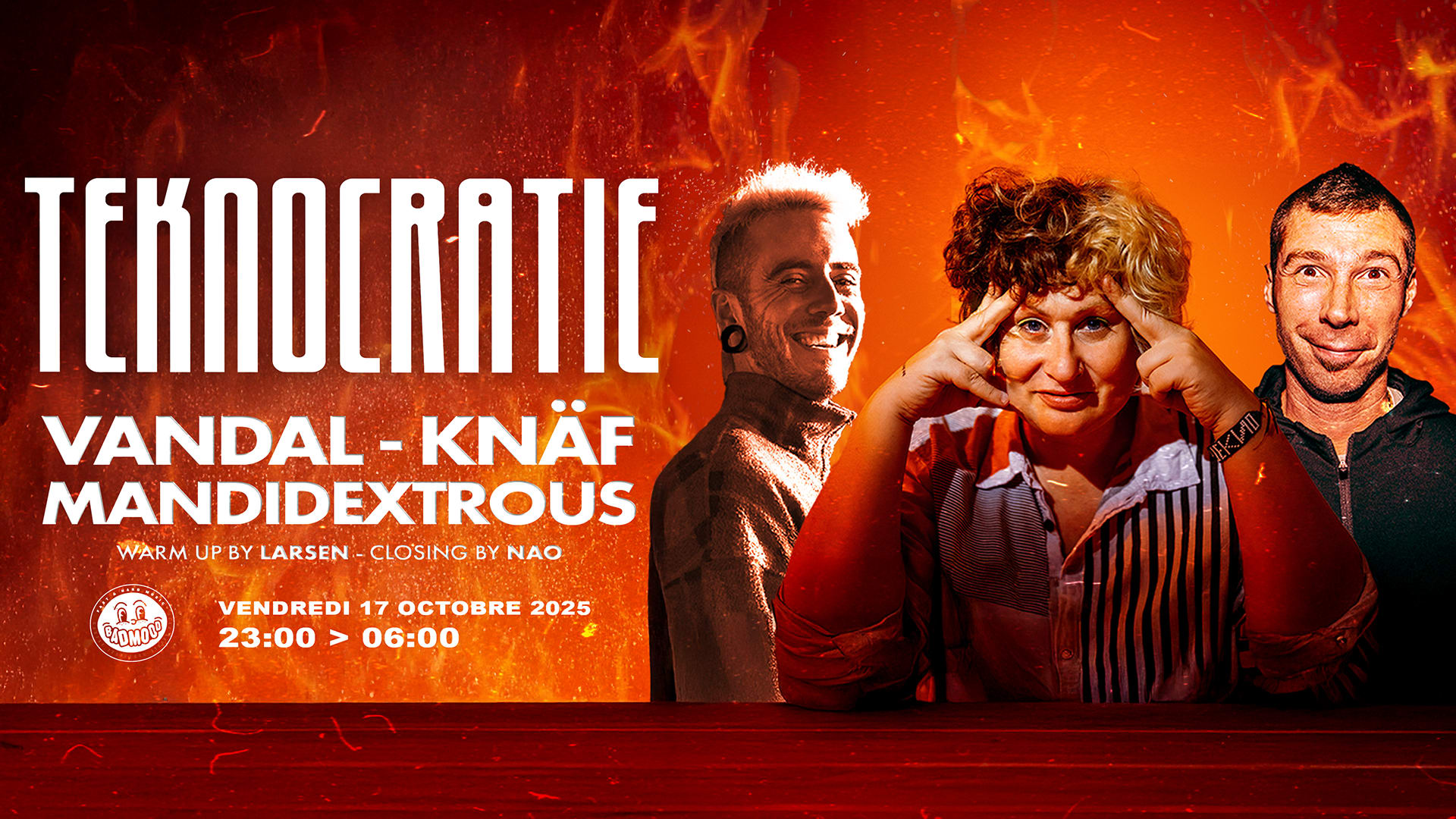 Teknocratie #11 // Vandal - Knäf - Mandidextrous