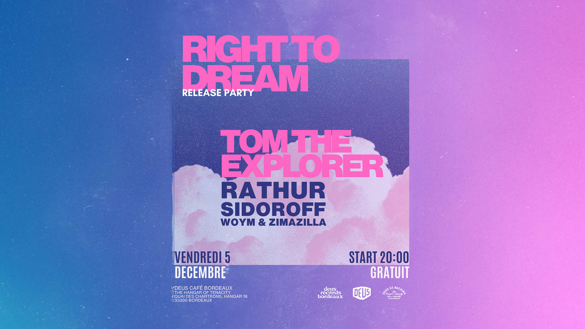 Right To Dream - Release Party - Tom The Explorer & Friends