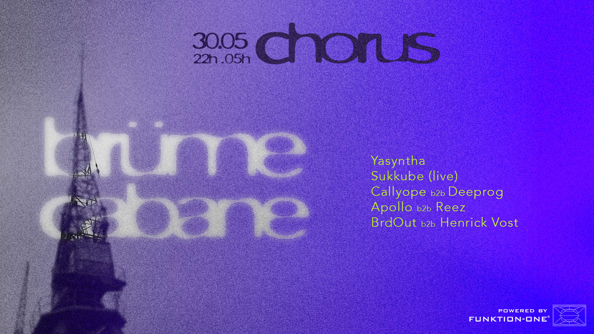 Brüme X Cabane : Hypnotic & Groove Techno