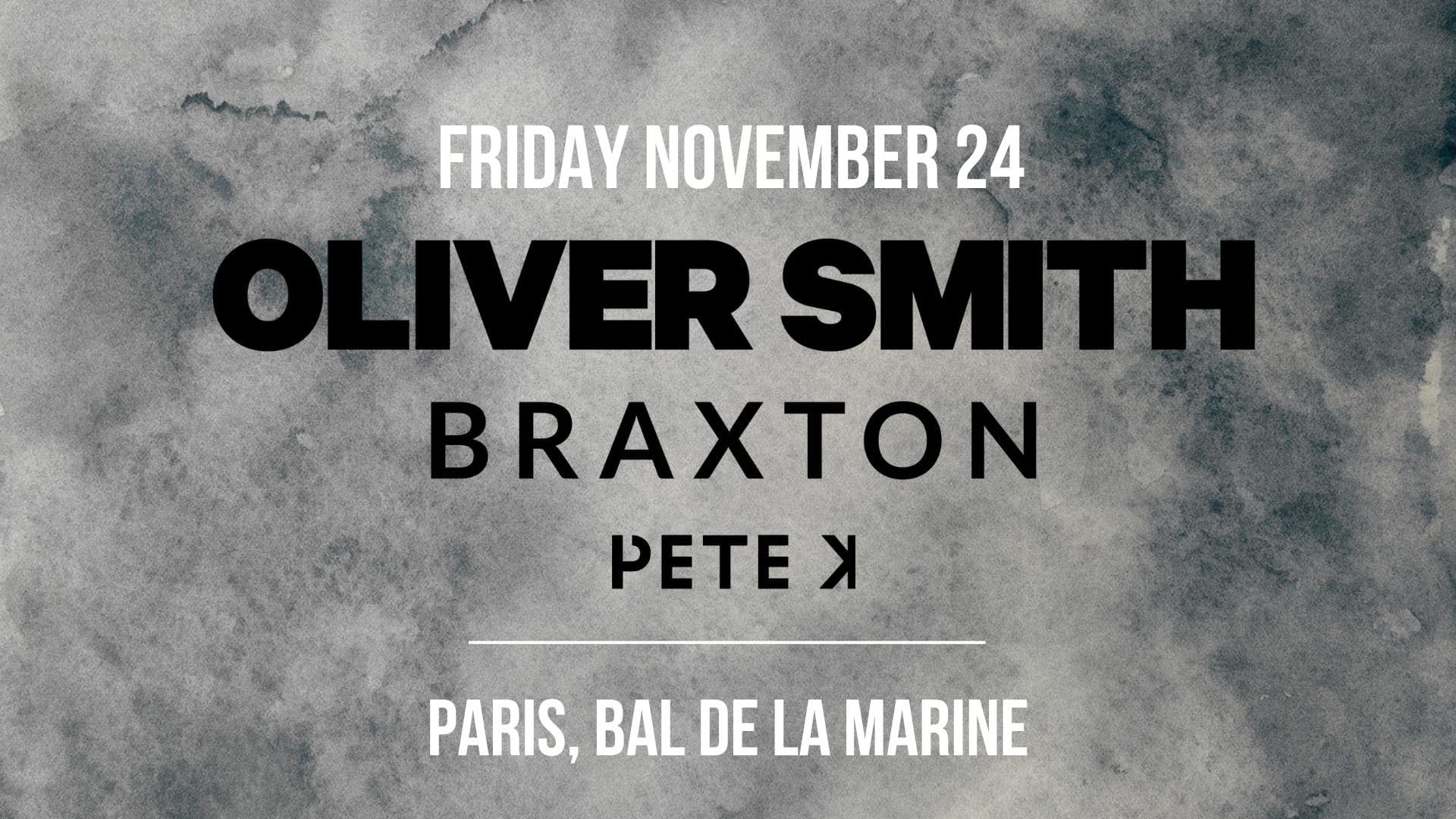 Oliver Smith, Braxton & Pete K In Paris