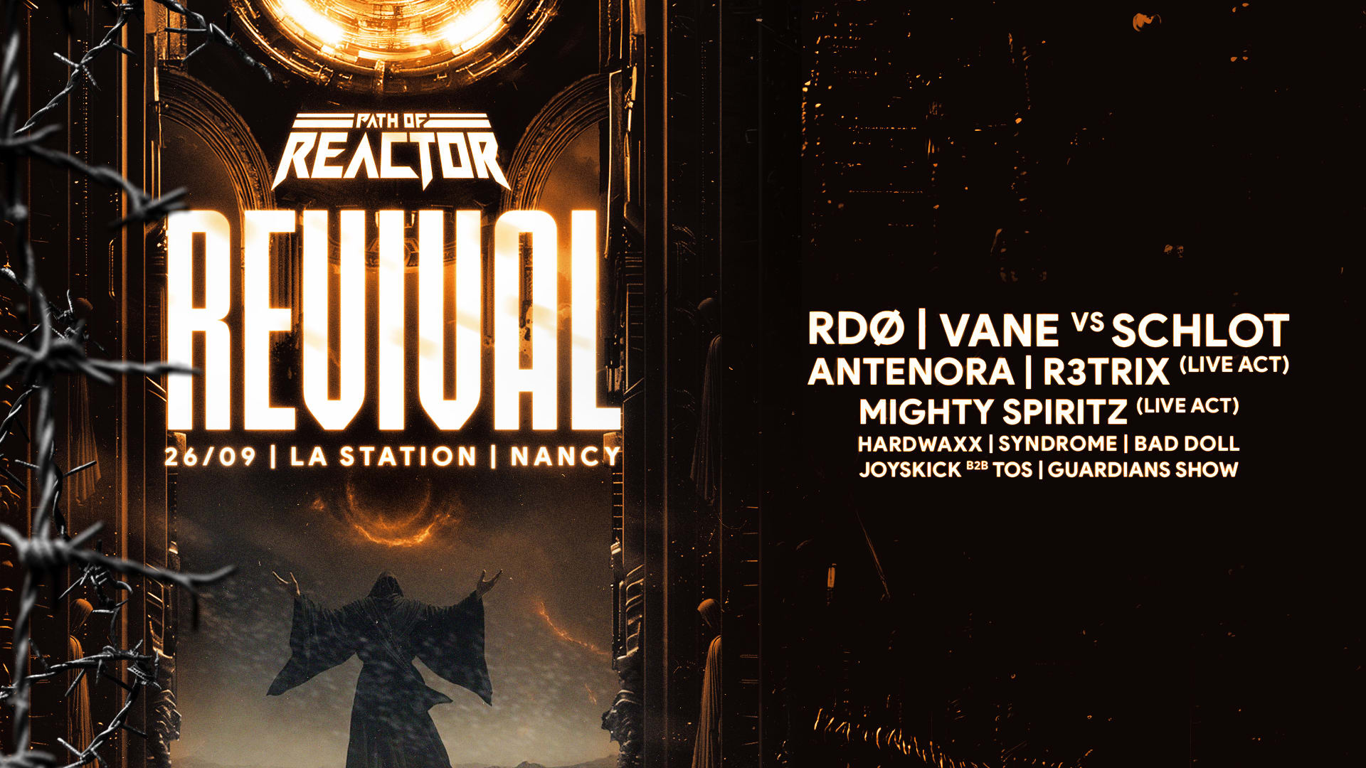 Reactor - Revival W/ Rdø | Schlot | Antenora | Vane | R3trix