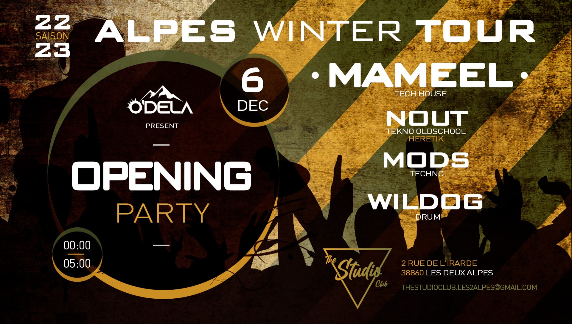 Odela Winter Tour Opening Les 2 Alpes : Mameel Nout Mods