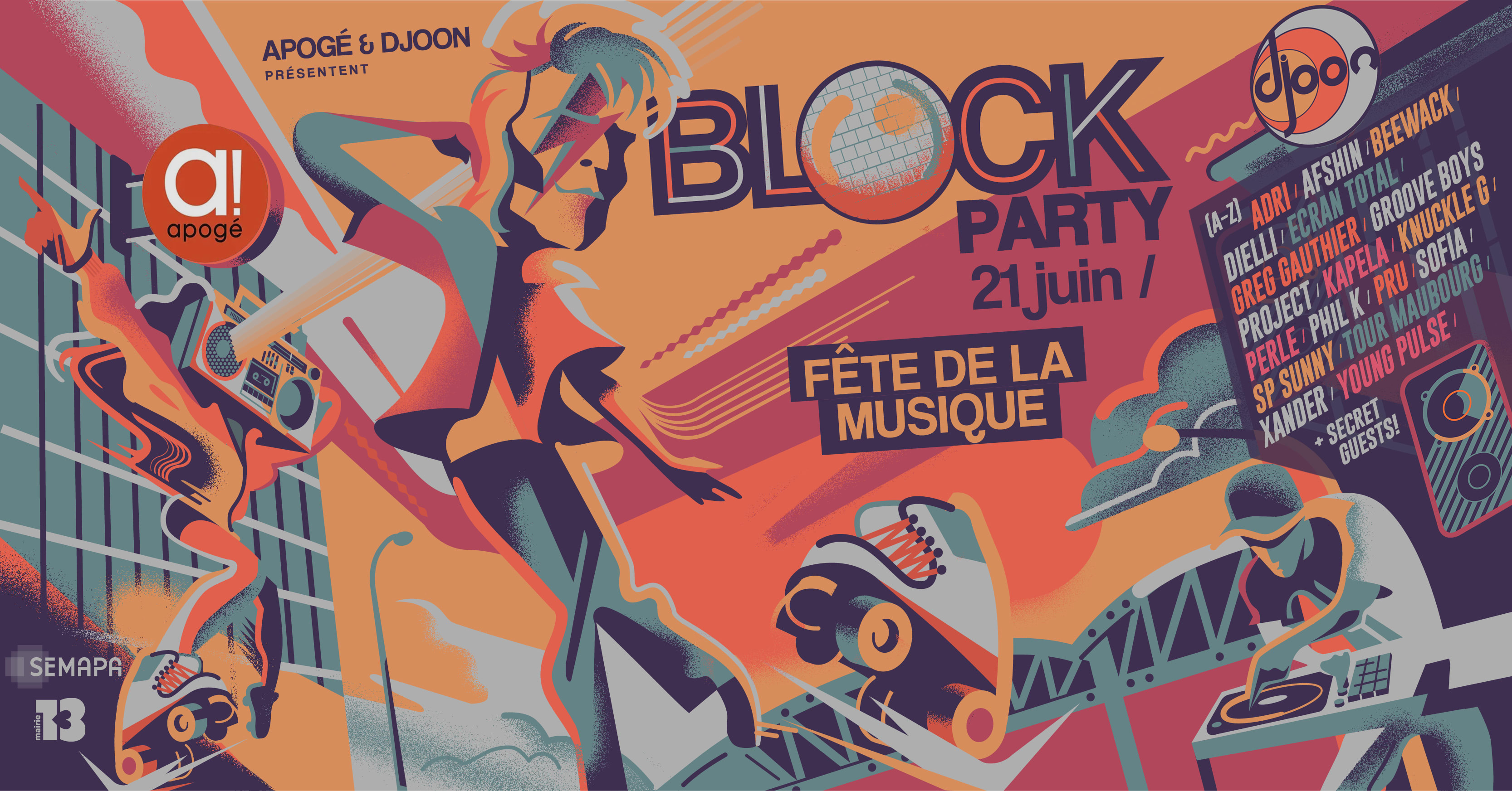 Block Party - Fête De La Musique 2024 - Djoon X Apogé