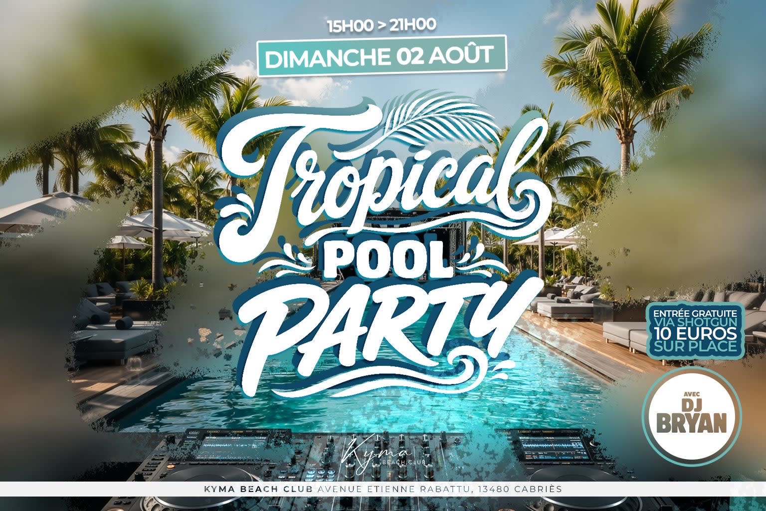 Tropical-Latino-Reggaeton Pool Party