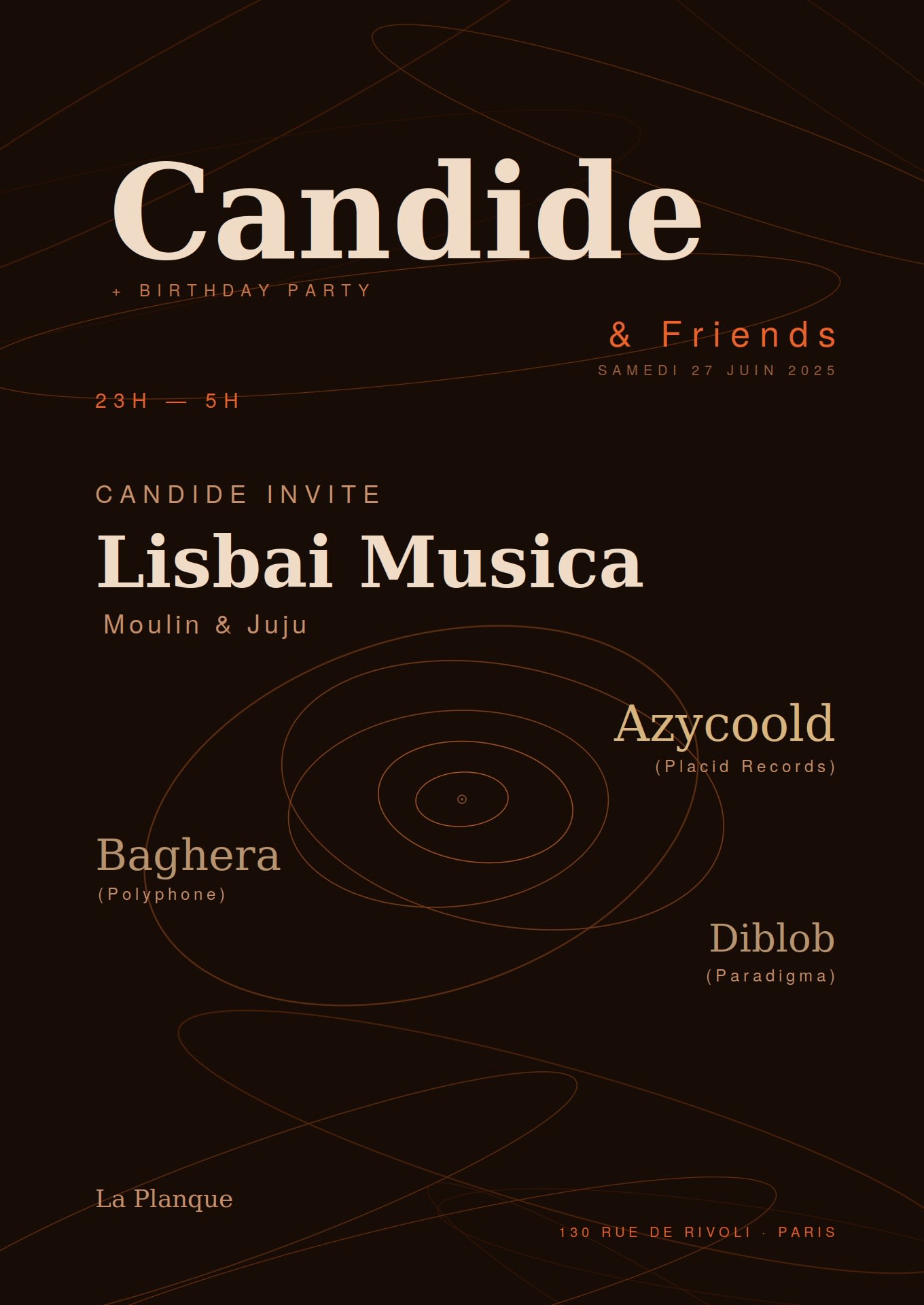 Candide & Friends Invite Lisbai