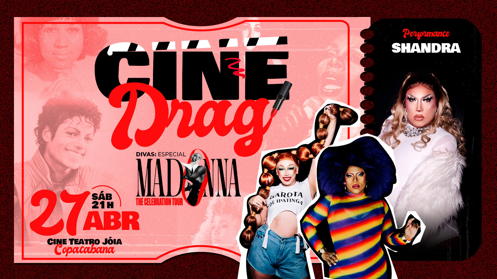Cine Drag | Divas: Especial Madonna The Celebration Tour