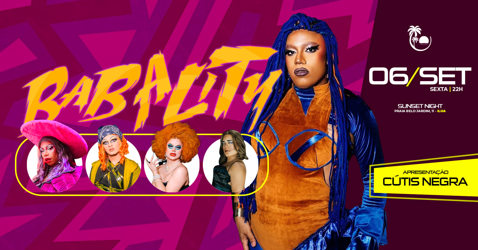 Babality - Sua Festa Geek No Sunset Night! 👾🌈