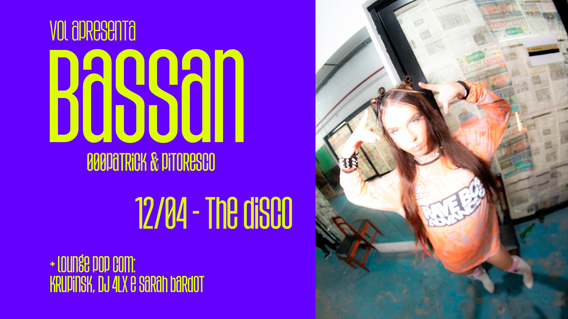 Vol Apresenta: Dj Bassan