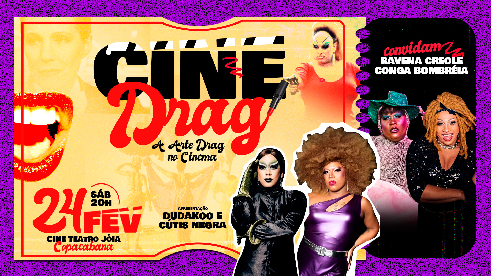 Premiére - Cine Drag | A Arte Drag No Cinema