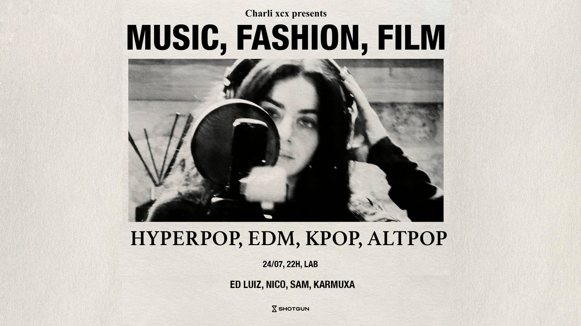 @Bsurda Fashion, Music, Film 24/07 - 22h