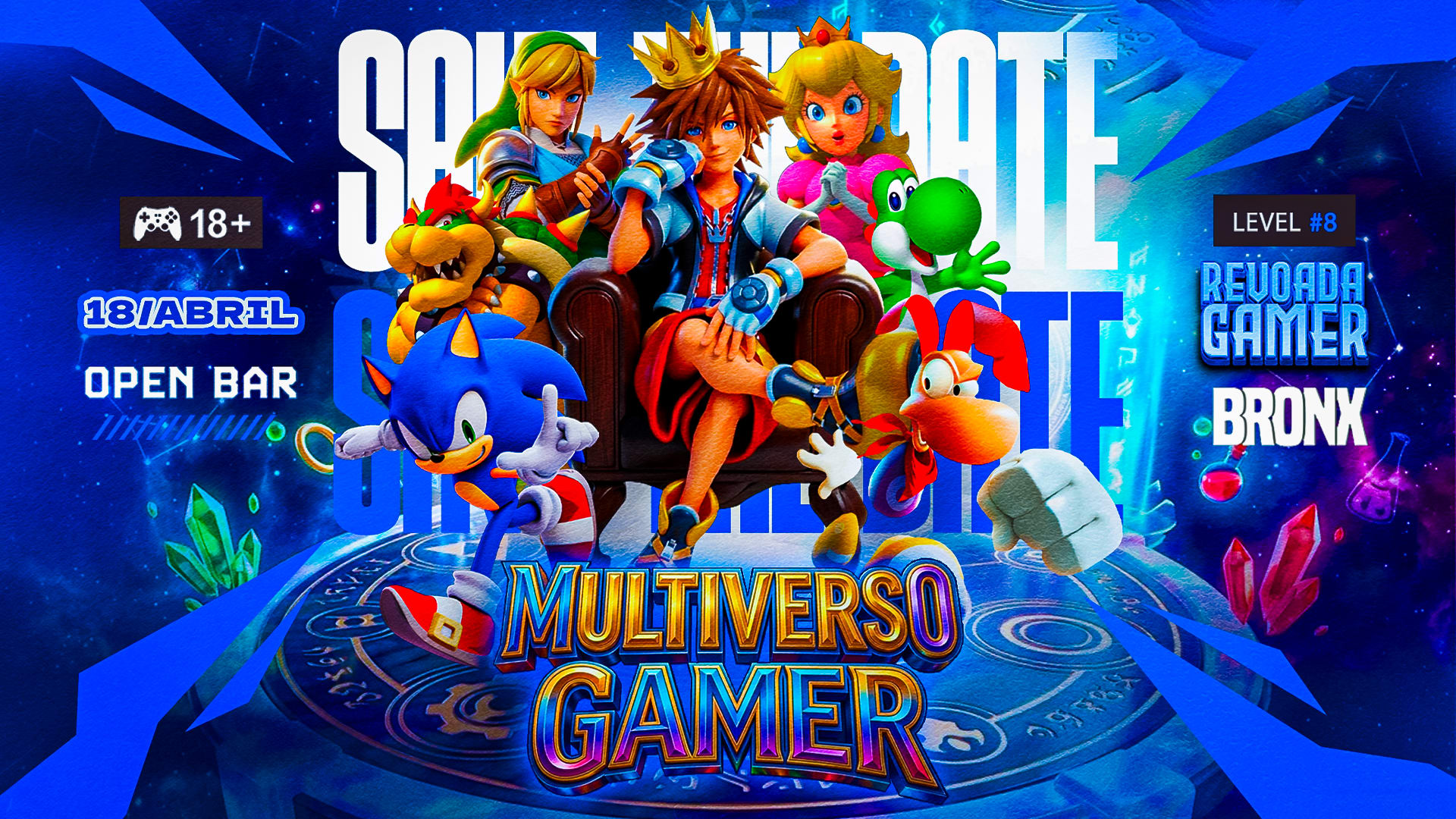 Revoada Gamer - Lvl 8 Multiverso 18/04