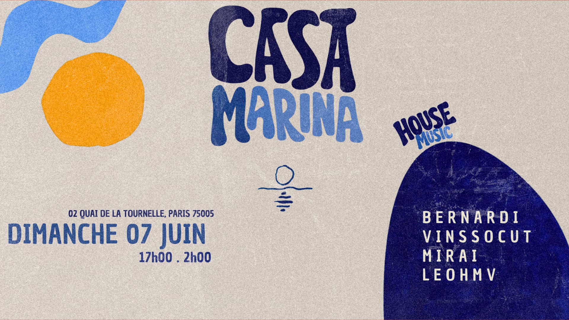 Casa Marina - Péniche - House Party