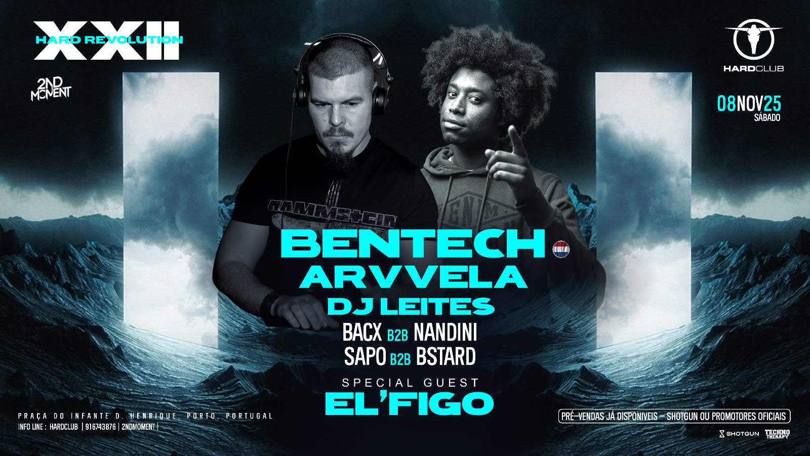 Hardmoment XXII W/ Bentech + Guest's At Hard Club - Porto