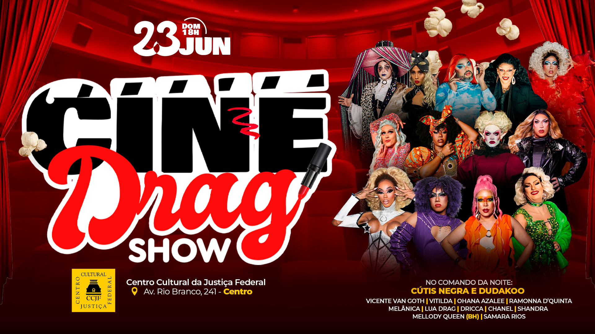Cine Drag Show | Especial Mês Do Orgulho
