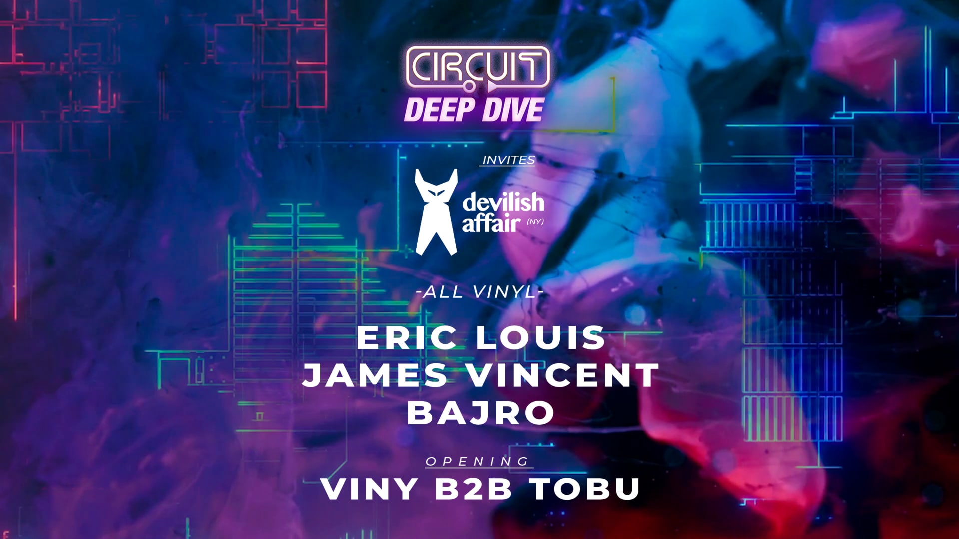 Circuitdc & Deep Dive Invites - Devilish Affair (All Vinyl)