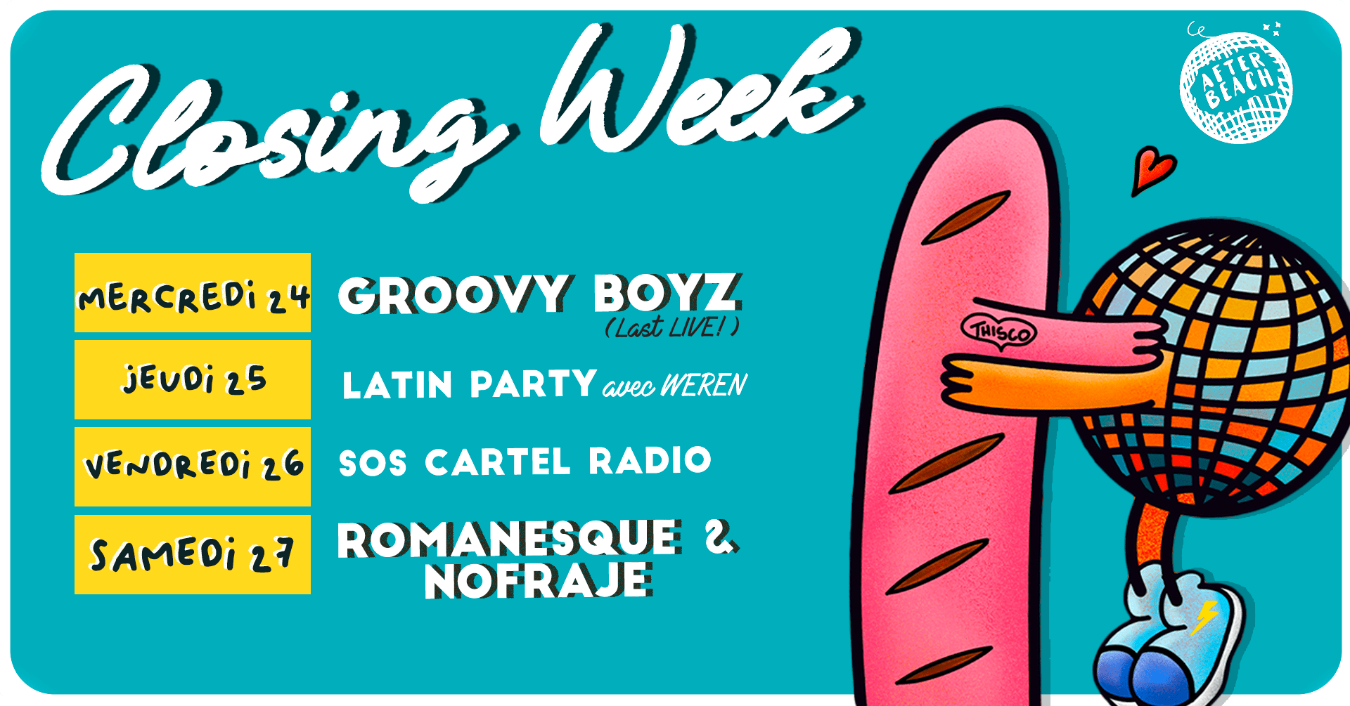 Closing Week : Sos Radio // Disco, Funk, House // Gratuit