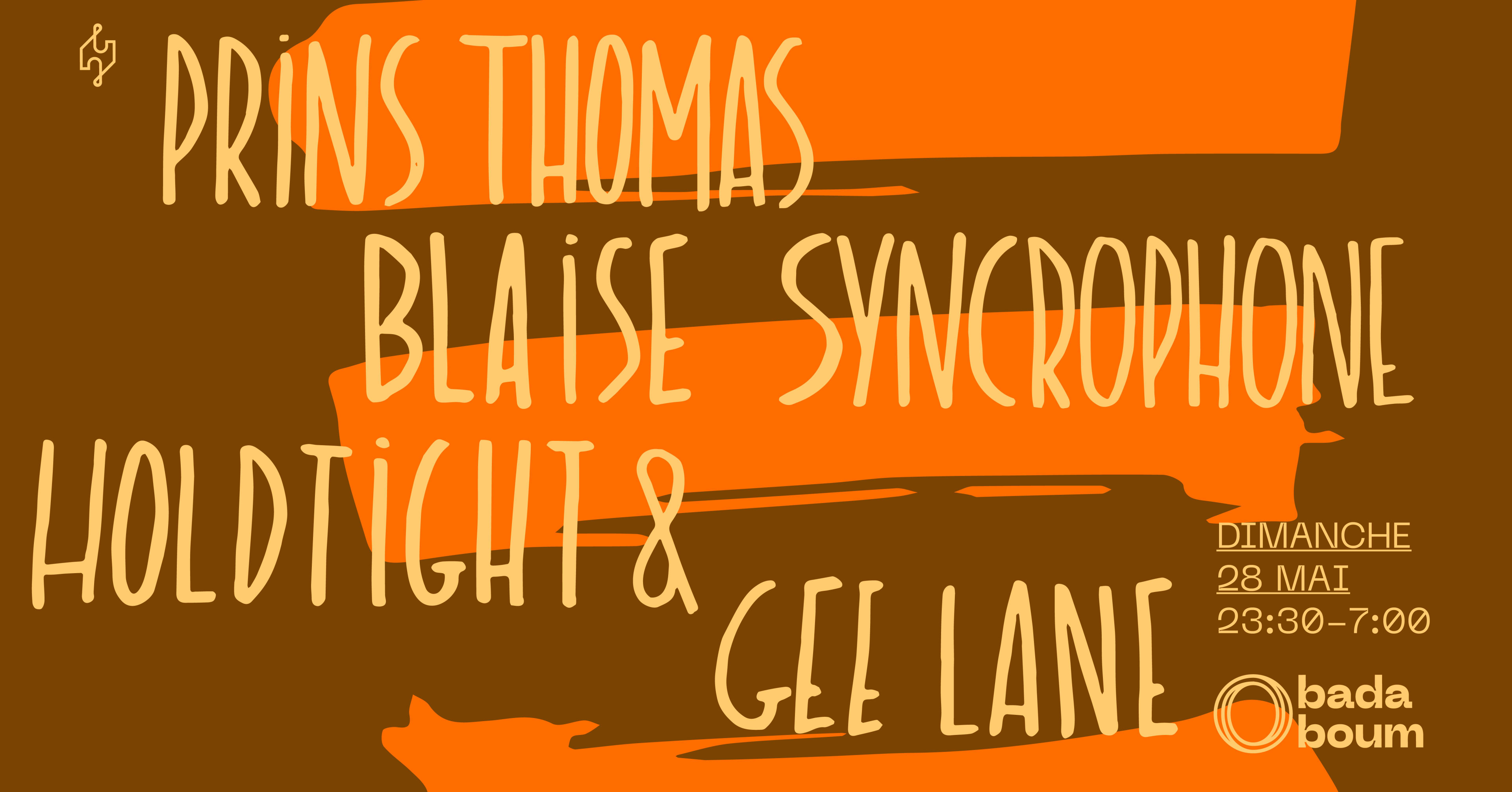 Club — Syncrophone Label Night W/ Prins Thomas, Holdtight...