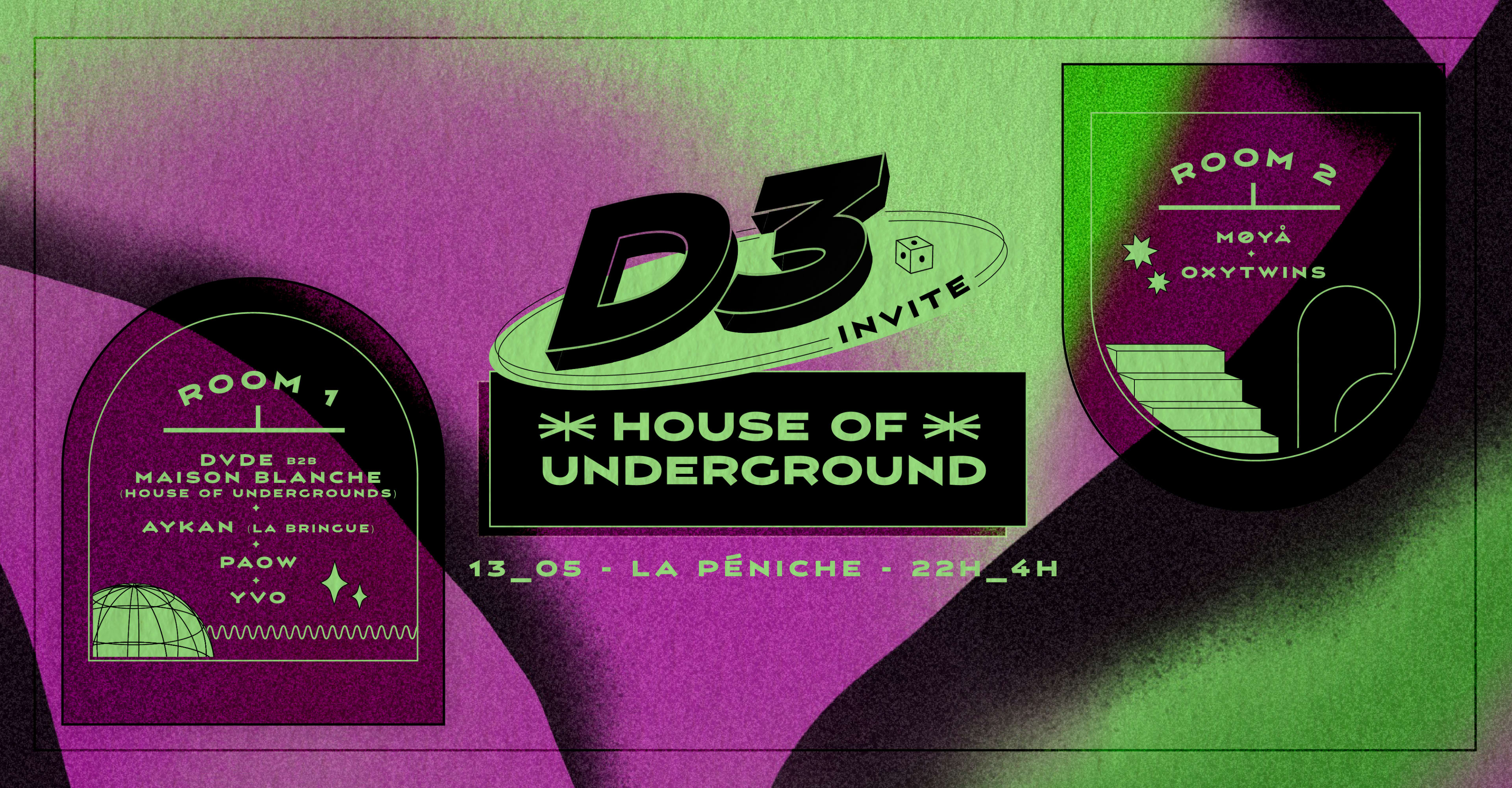 D3 Invite House Of Underground
