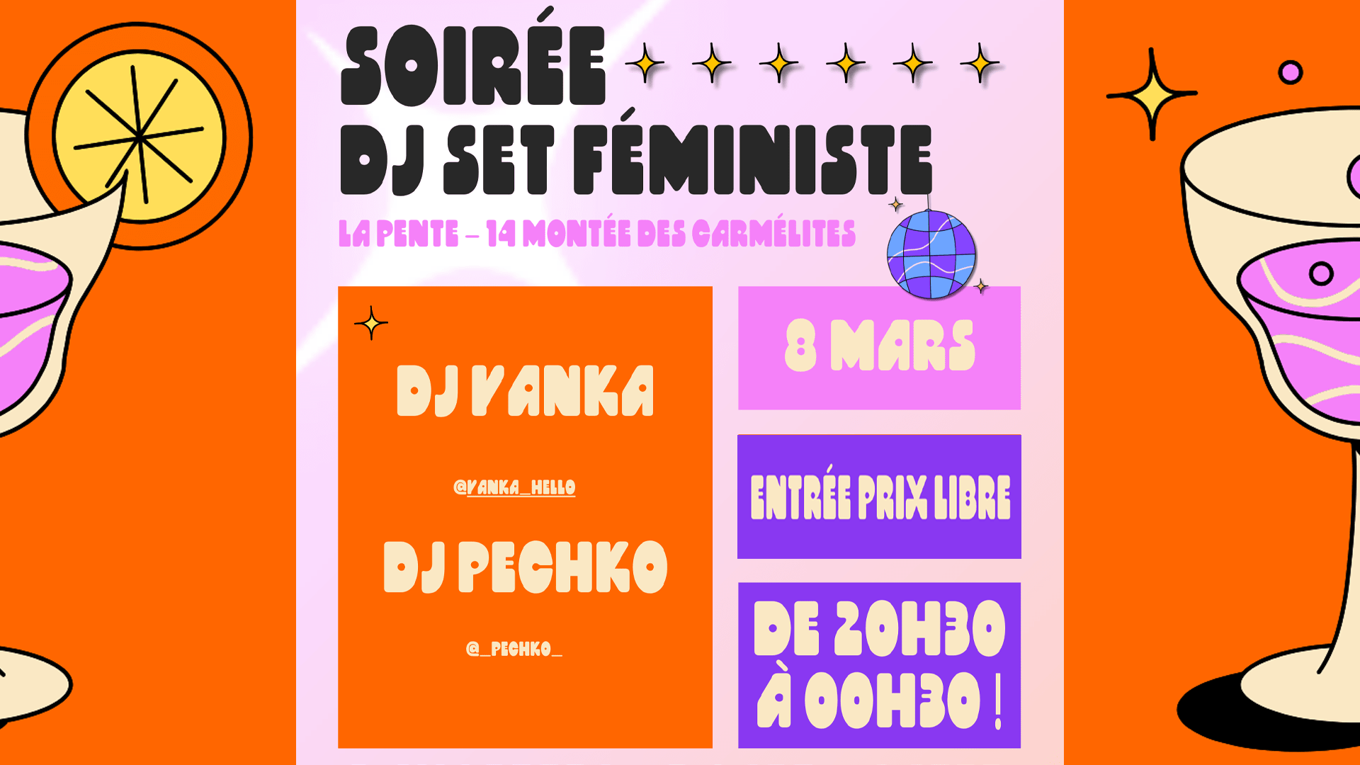 Soirée Dj Féministe By Les Volumineuses