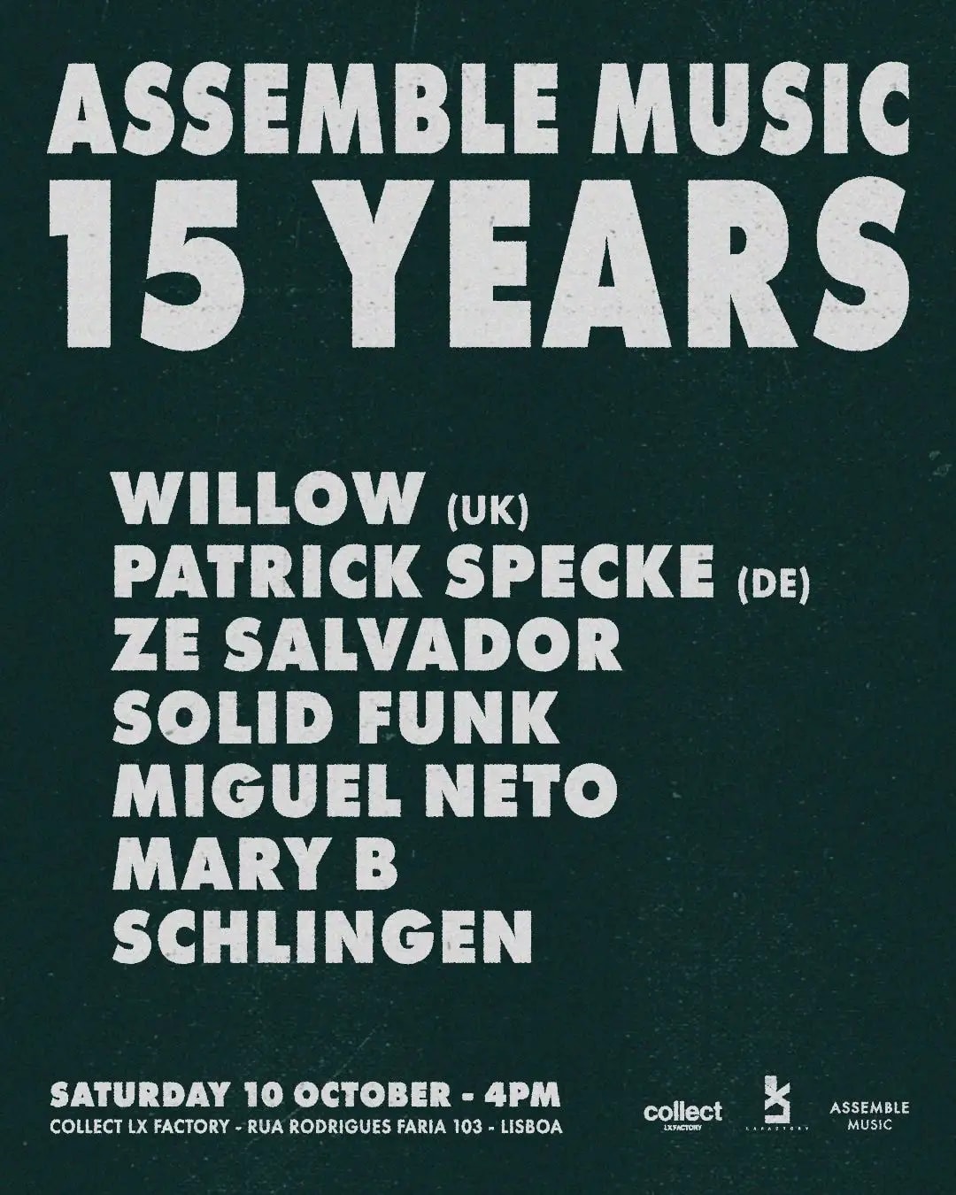15 Years Of Assemble Music - Willow (Uk)+Patrick Specke (De)