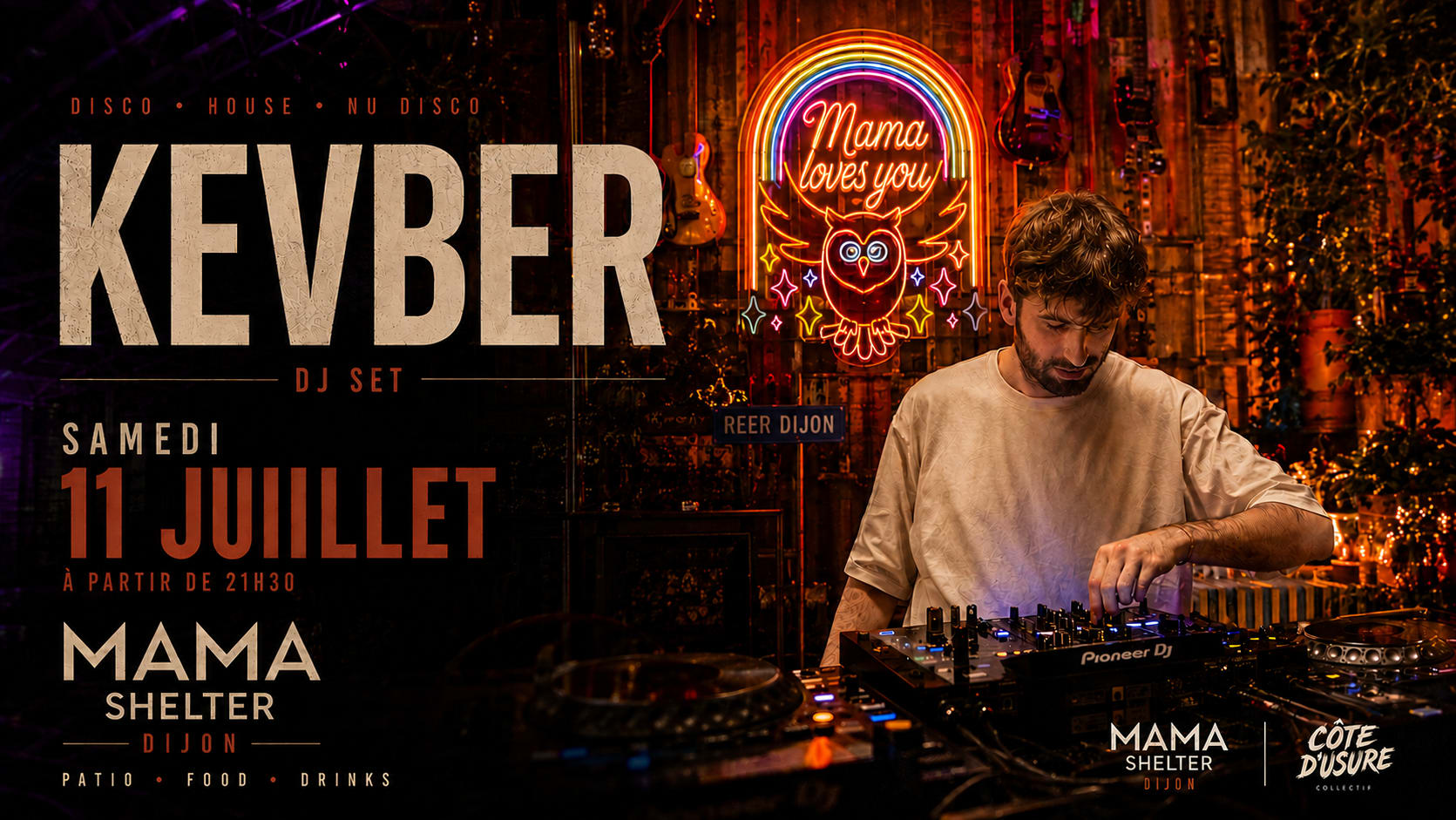Kevber Au Mama Shelter De Dijon, 11 Juillet 2026