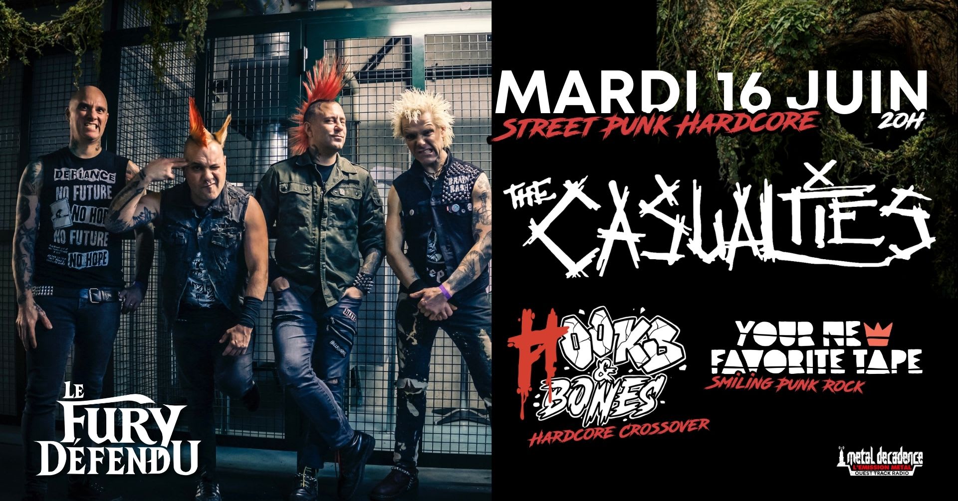 The Casualties / Hooks And Bones / Your New Favorite Tape