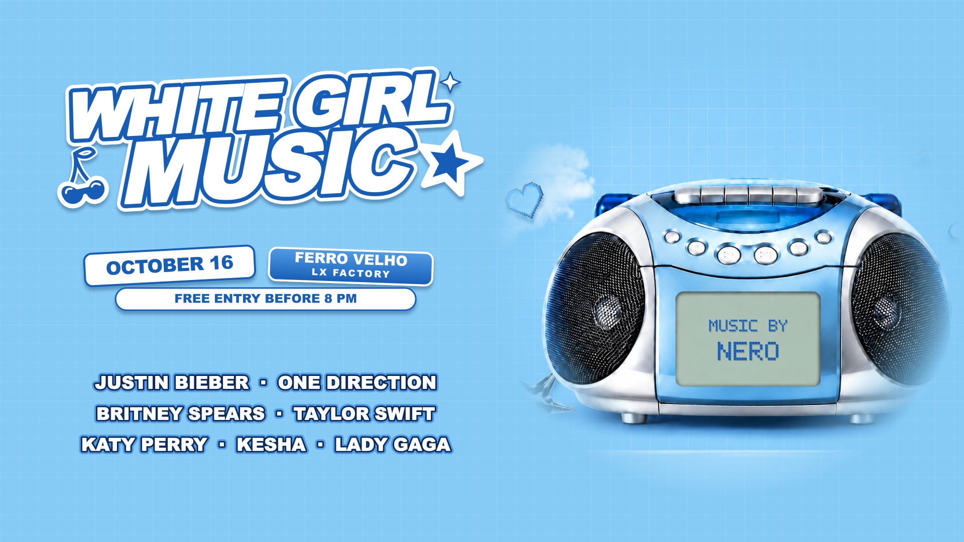 White Girl Music - LX Factory - Free Entry