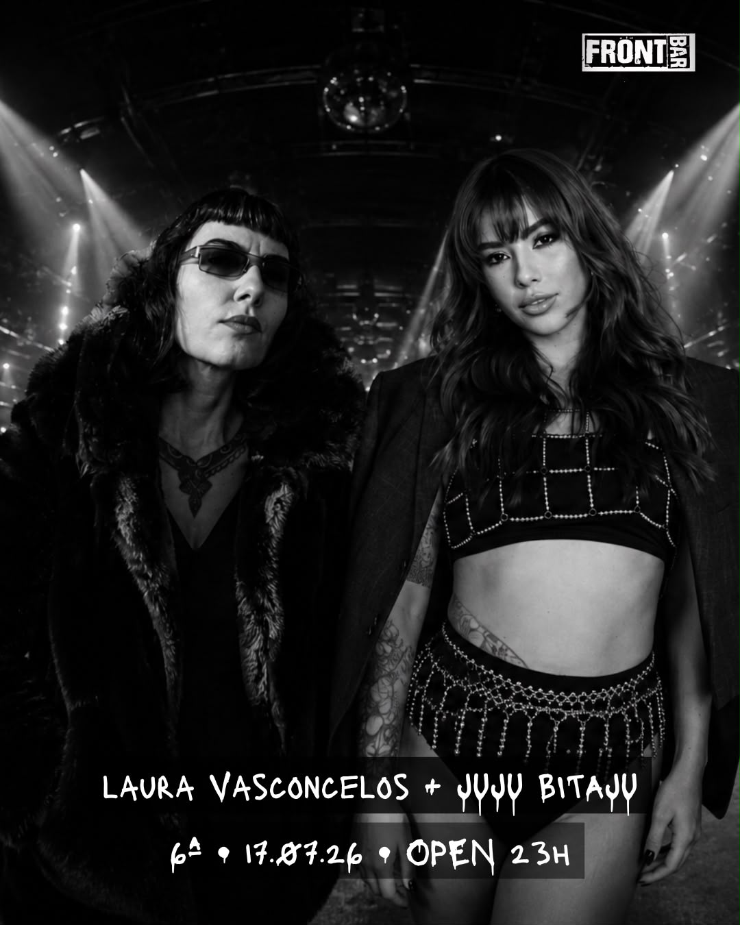 Front 6ª! Laura Vasconcelos, Juju Bitaju