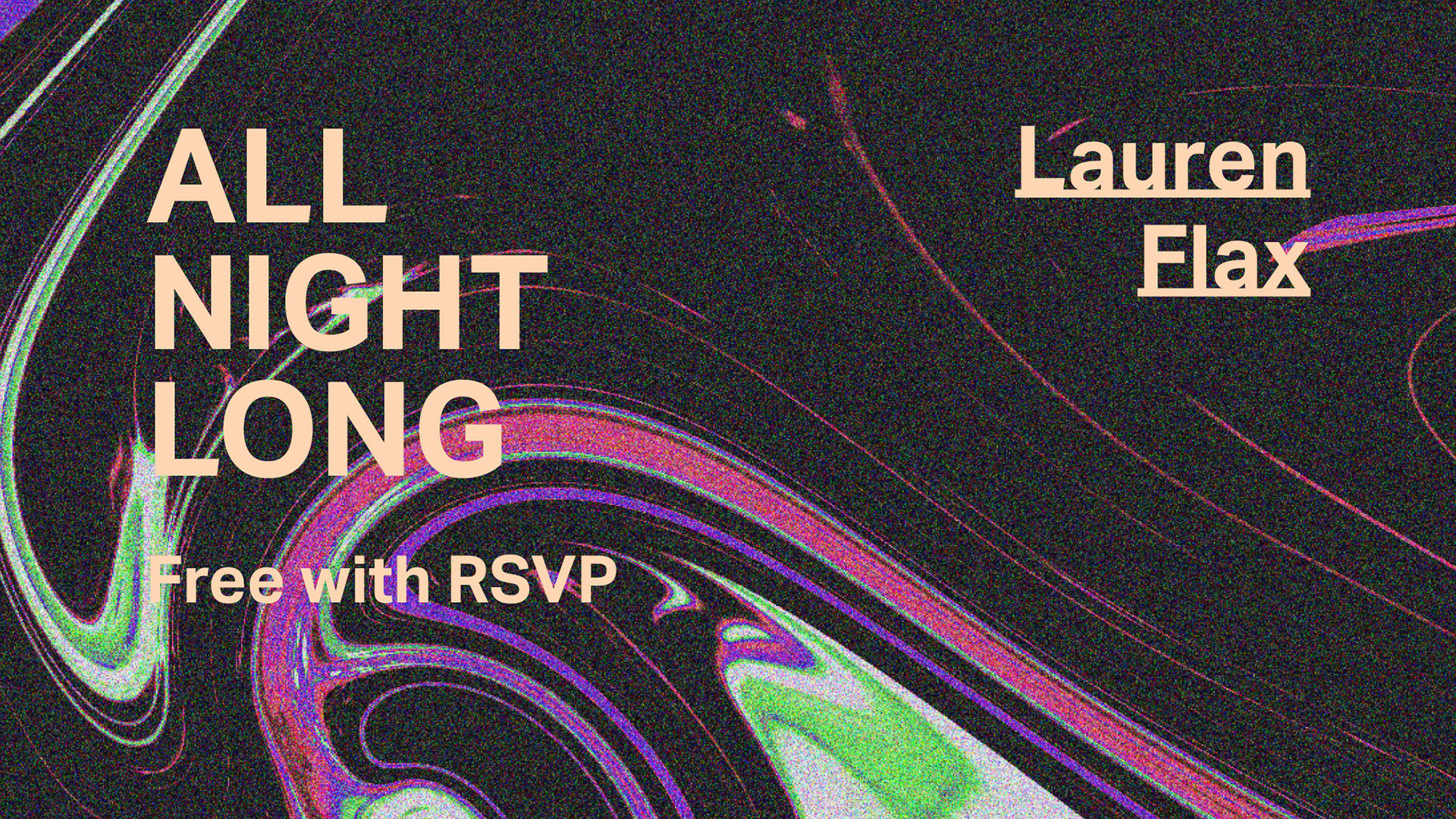 Lauren Flax: All Night Long At Libera