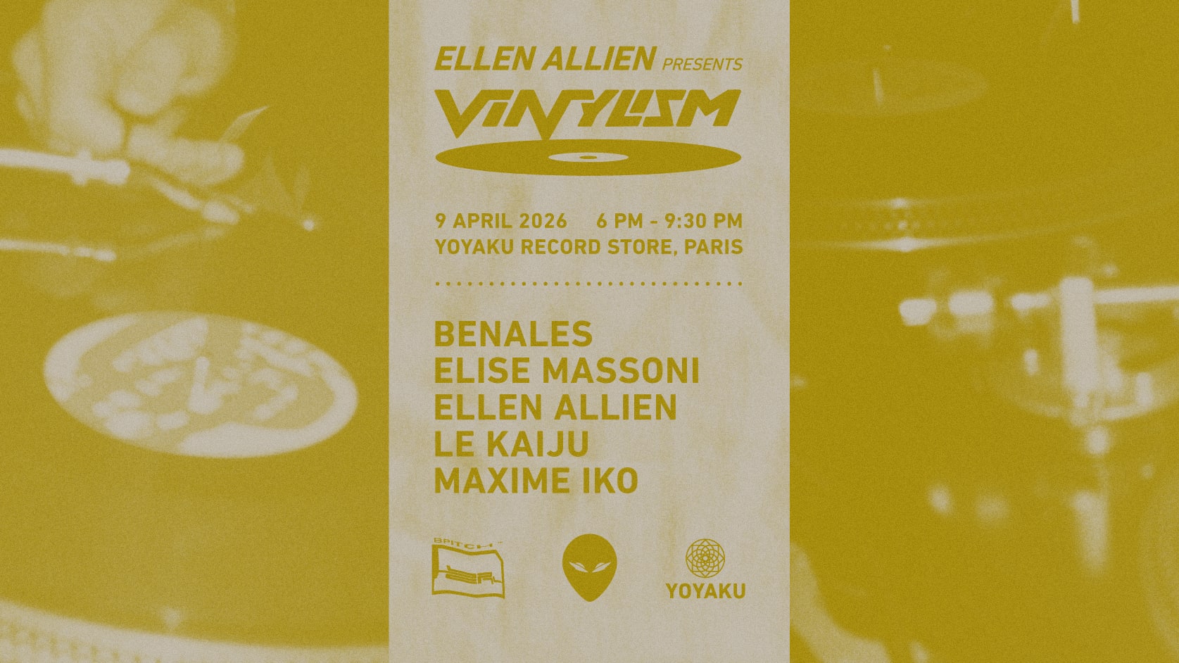 Ellen Allien Presents Vinylism X Yoyaku