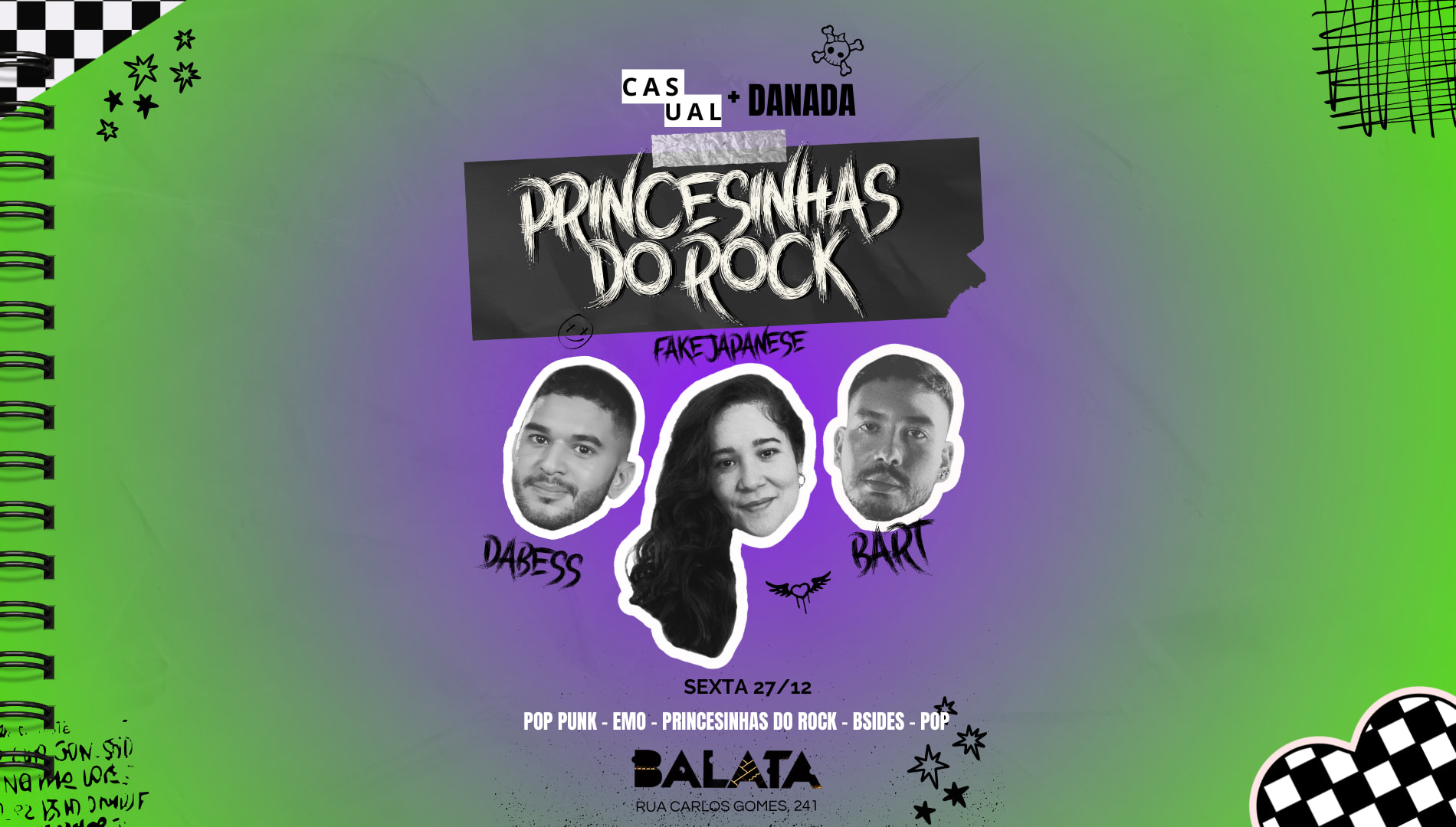 Danada+Casual Princesinhas Do Rock