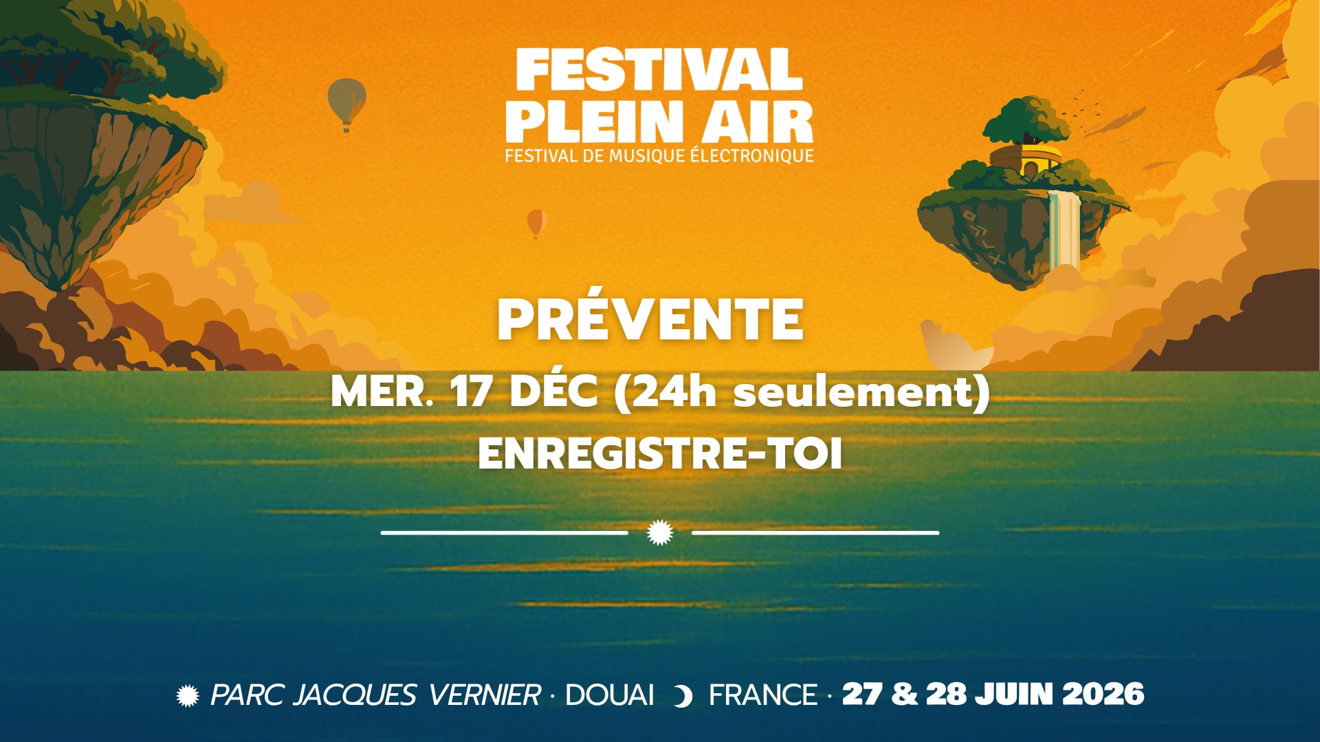 Pré-Enregistrement Plein Air 2026