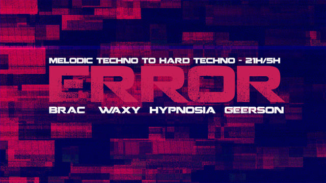 Error #3 - Melodic Techno To Hard Techno